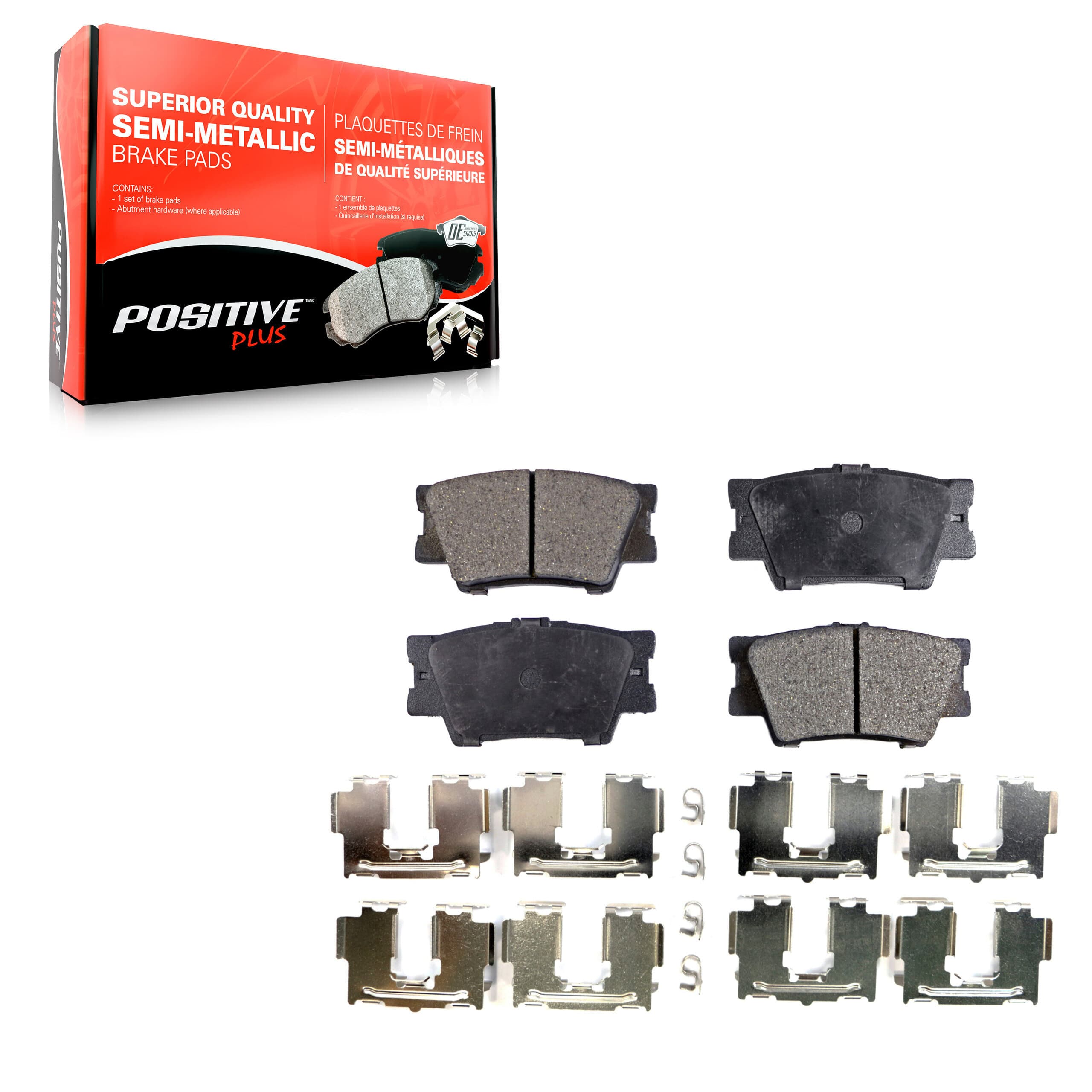 Positive Plus - PPF-D1212 - Rear Disc Brake Pad image 1