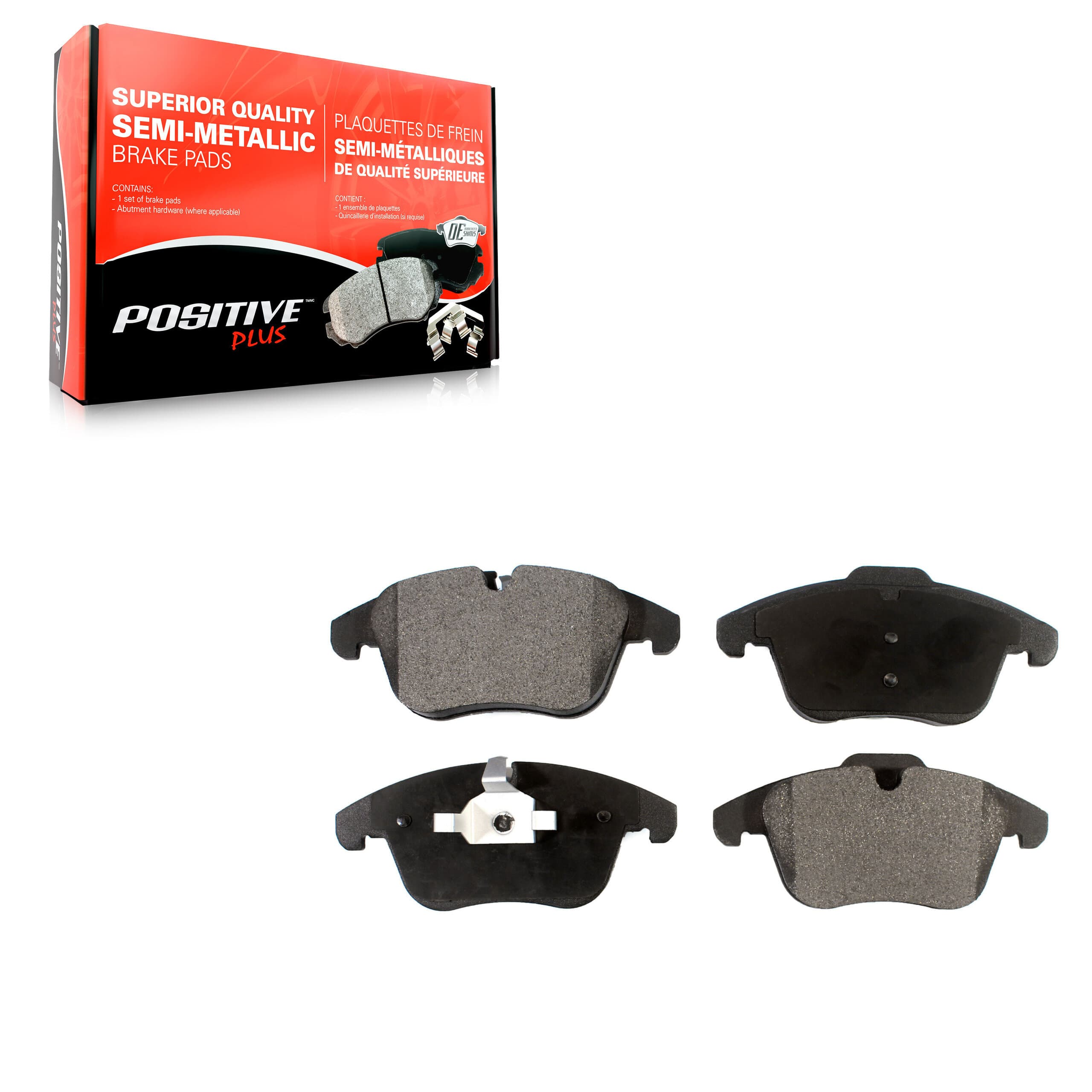 Positive Plus - PPF-D1241 - Front Disc Brake Pad image 1