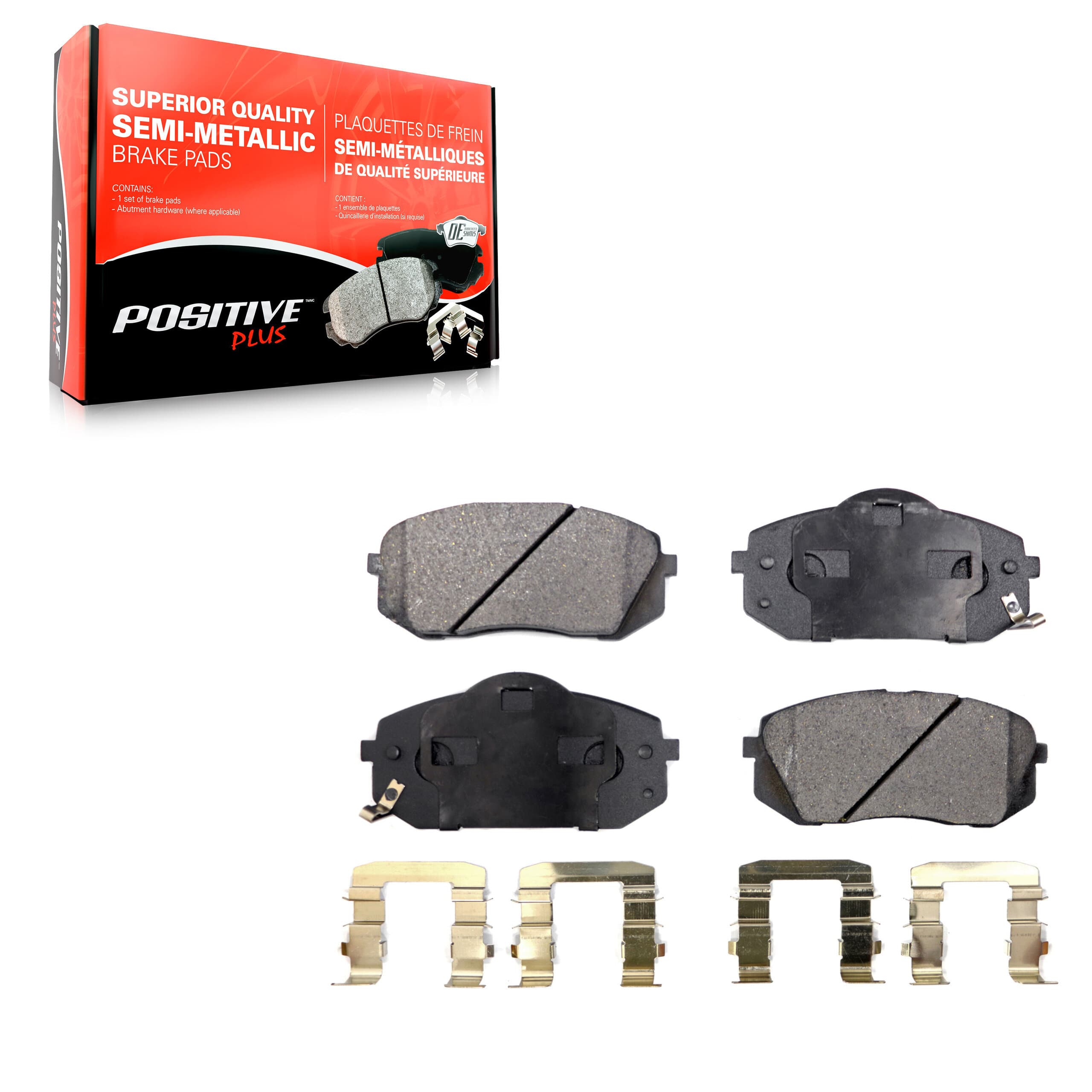 Positive Plus - PPF-D1295 - Front Disc Brake Pad image 1