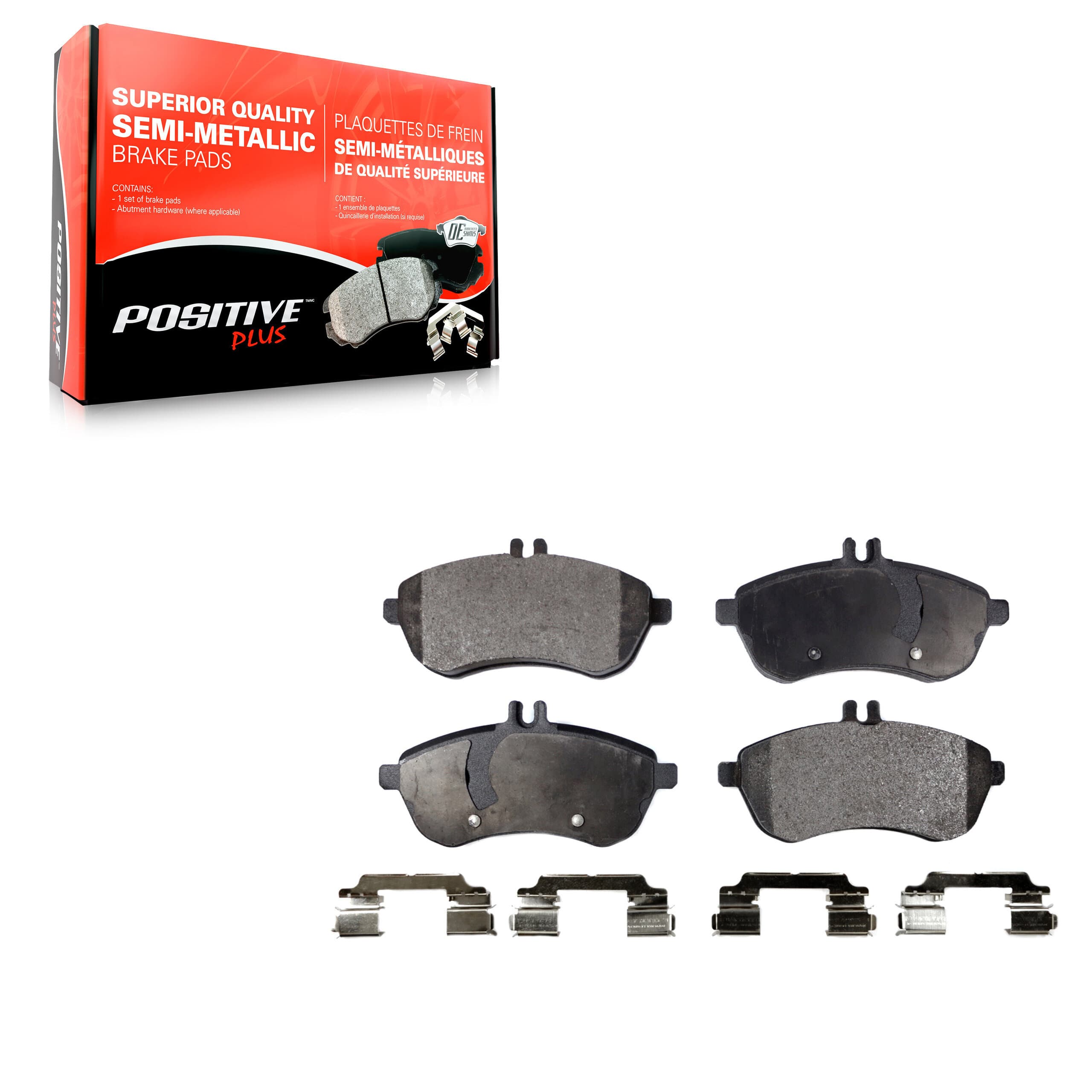 Positive Plus - PPF-D1340 - Front Disc Brake Pad image 1