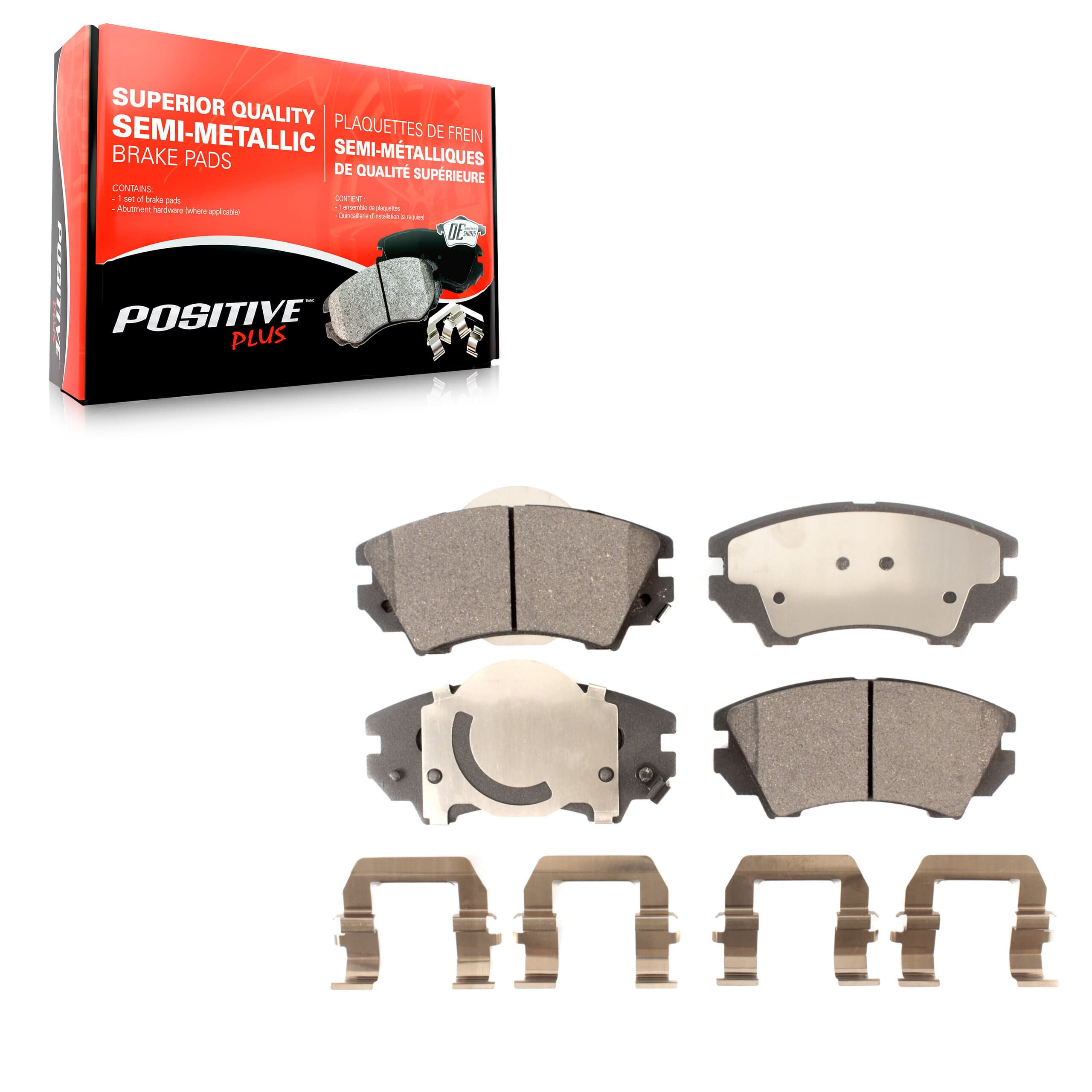 Positive Plus - PPF-D1404 - Front Disc Brake Pad image 1