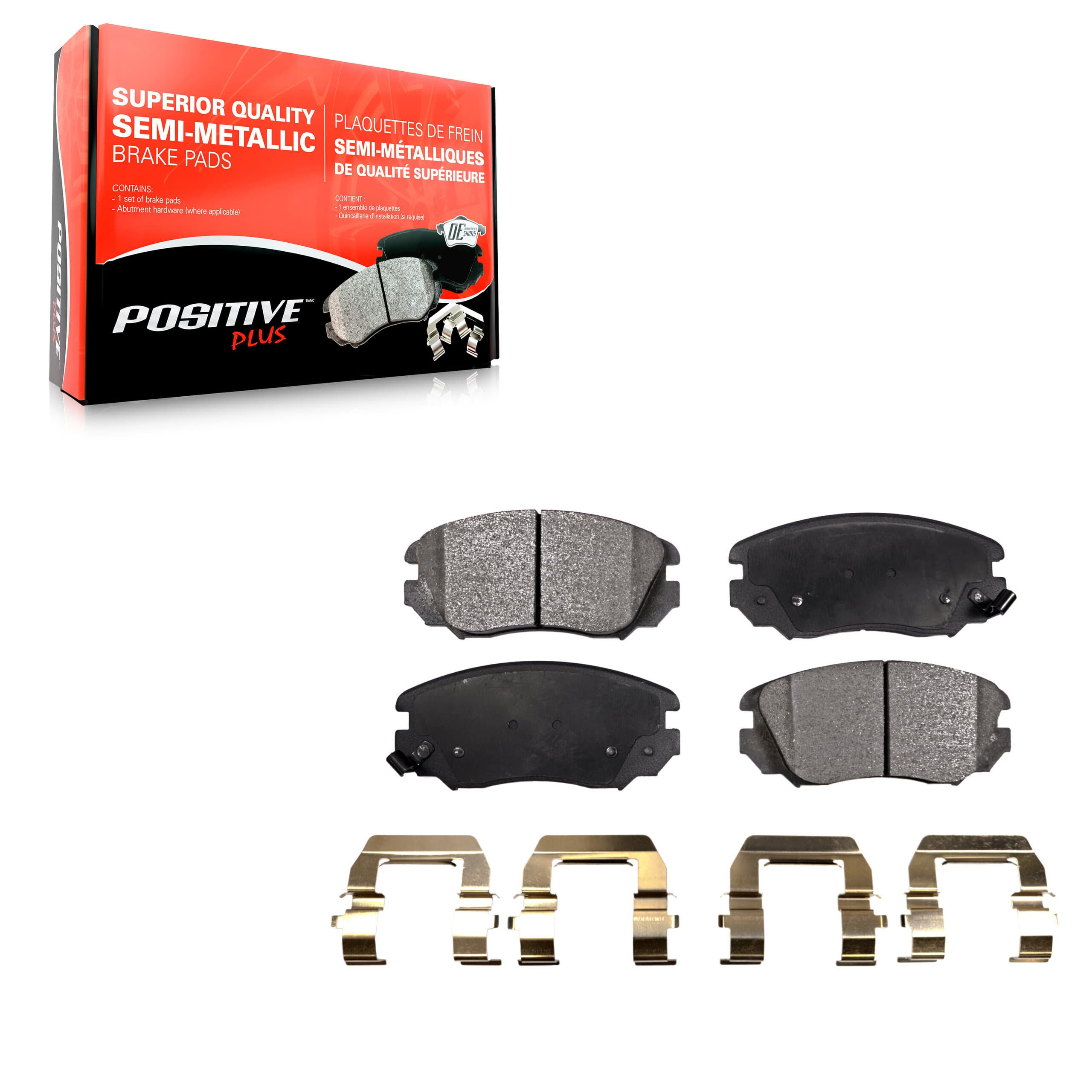 Positive Plus - PPF-D1421 - Front Disc Brake Pad image 1