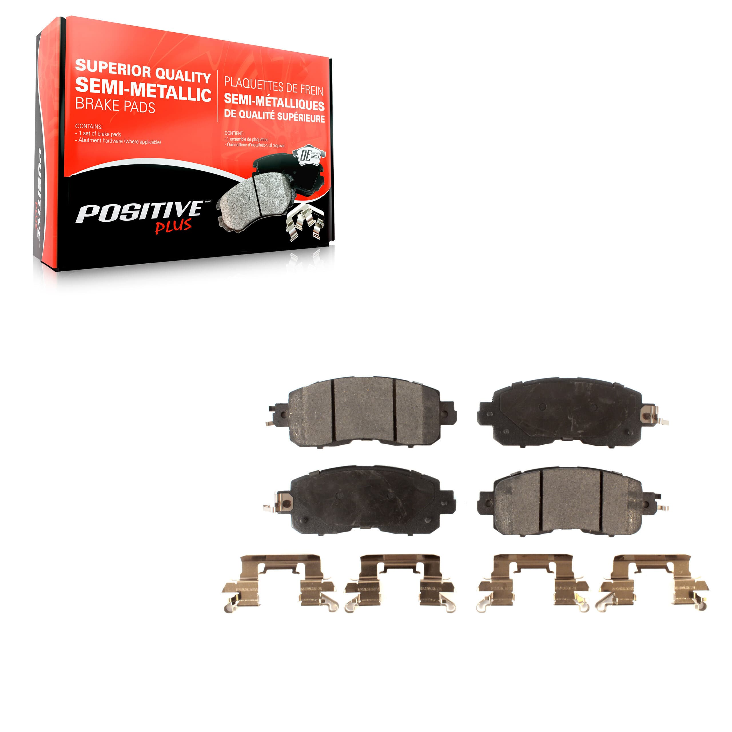 Positive Plus - PPF-D1650 - Front Disc Brake Pad image 1
