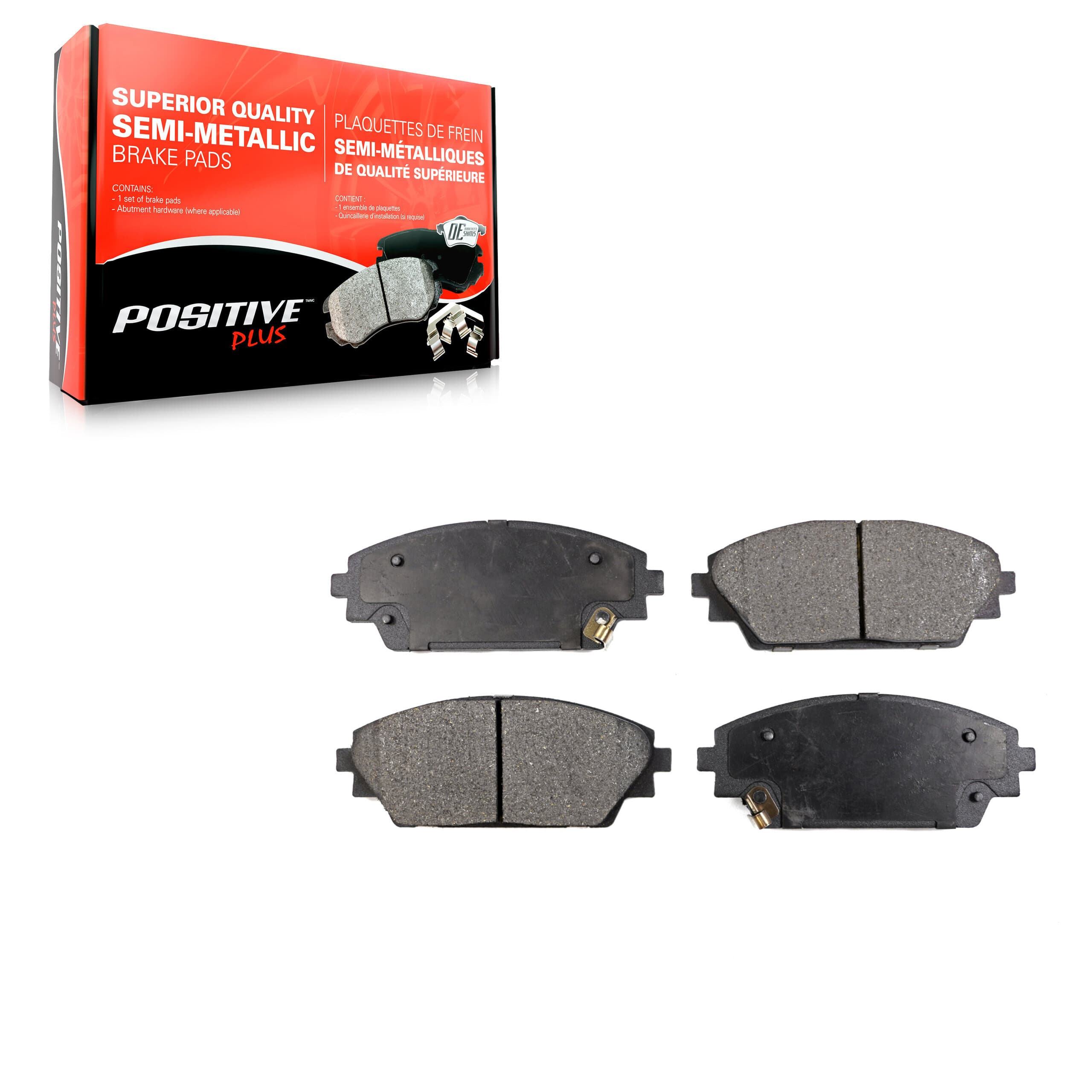 Positive Plus - PPF-D1728 - Front Disc Brake Pad image 1