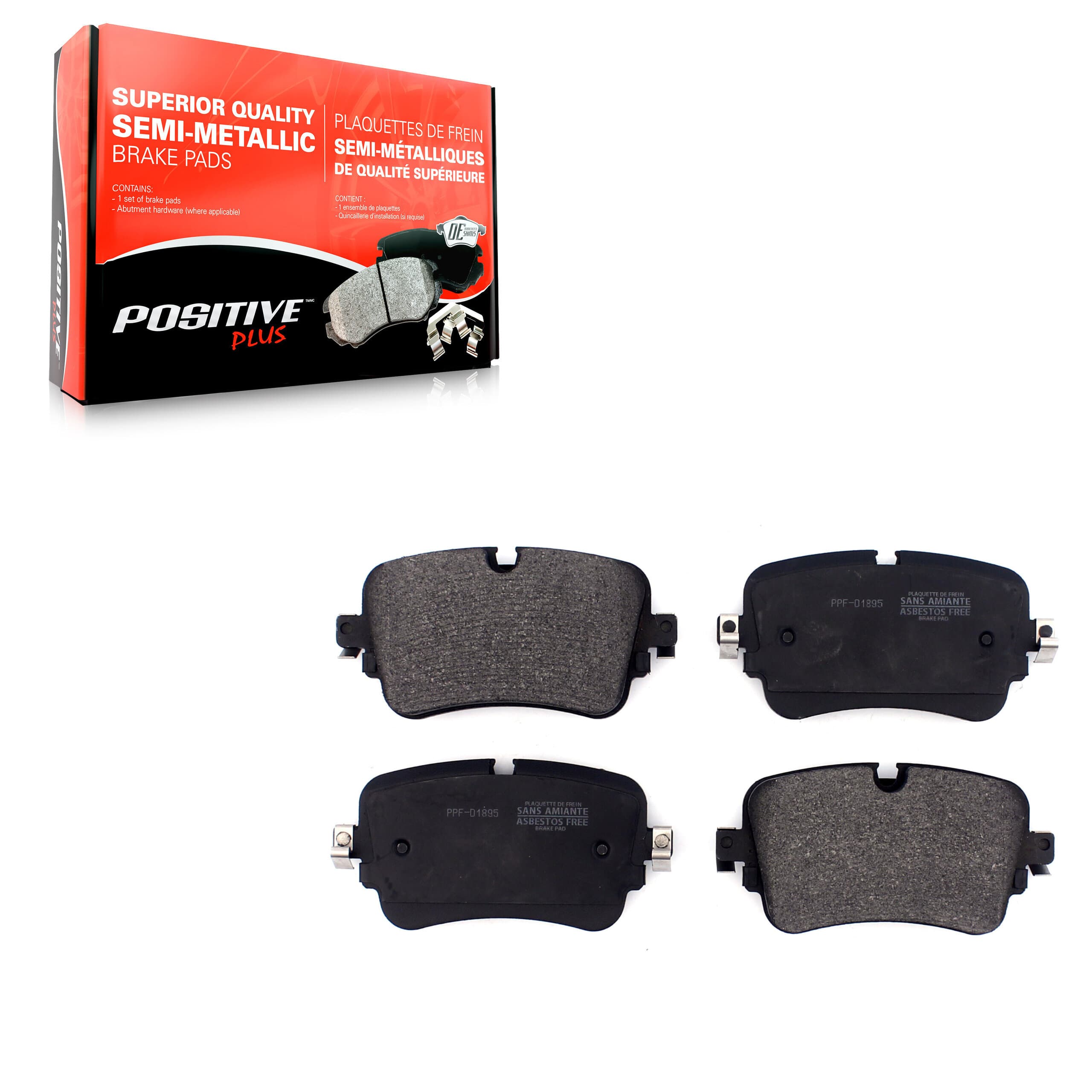 Positive Plus - PPF-D1895 - Rear Disc Brake Pad image 1