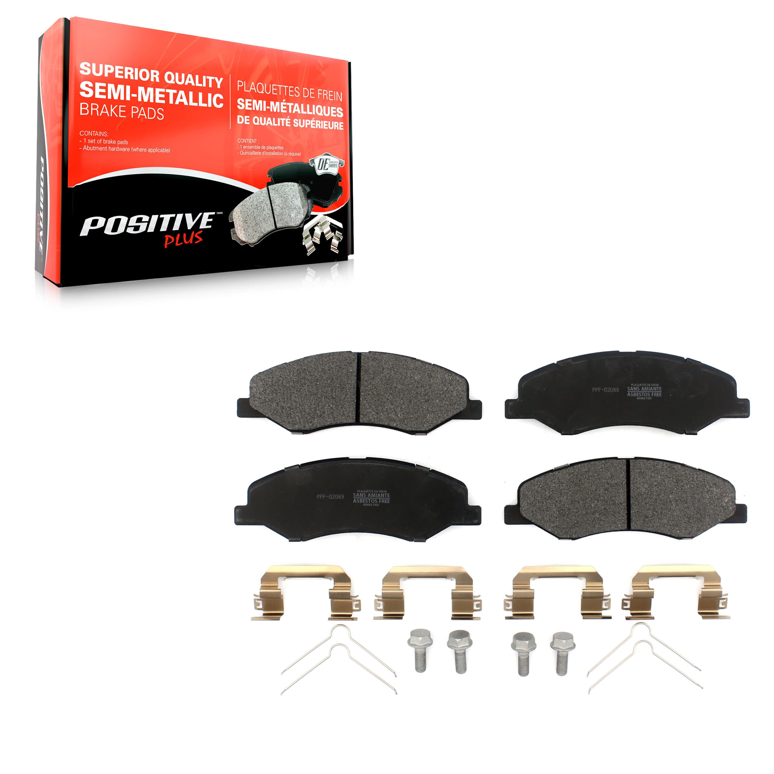 Positive Plus - PPF-D2089 - Front Disc Brake Pad image 1