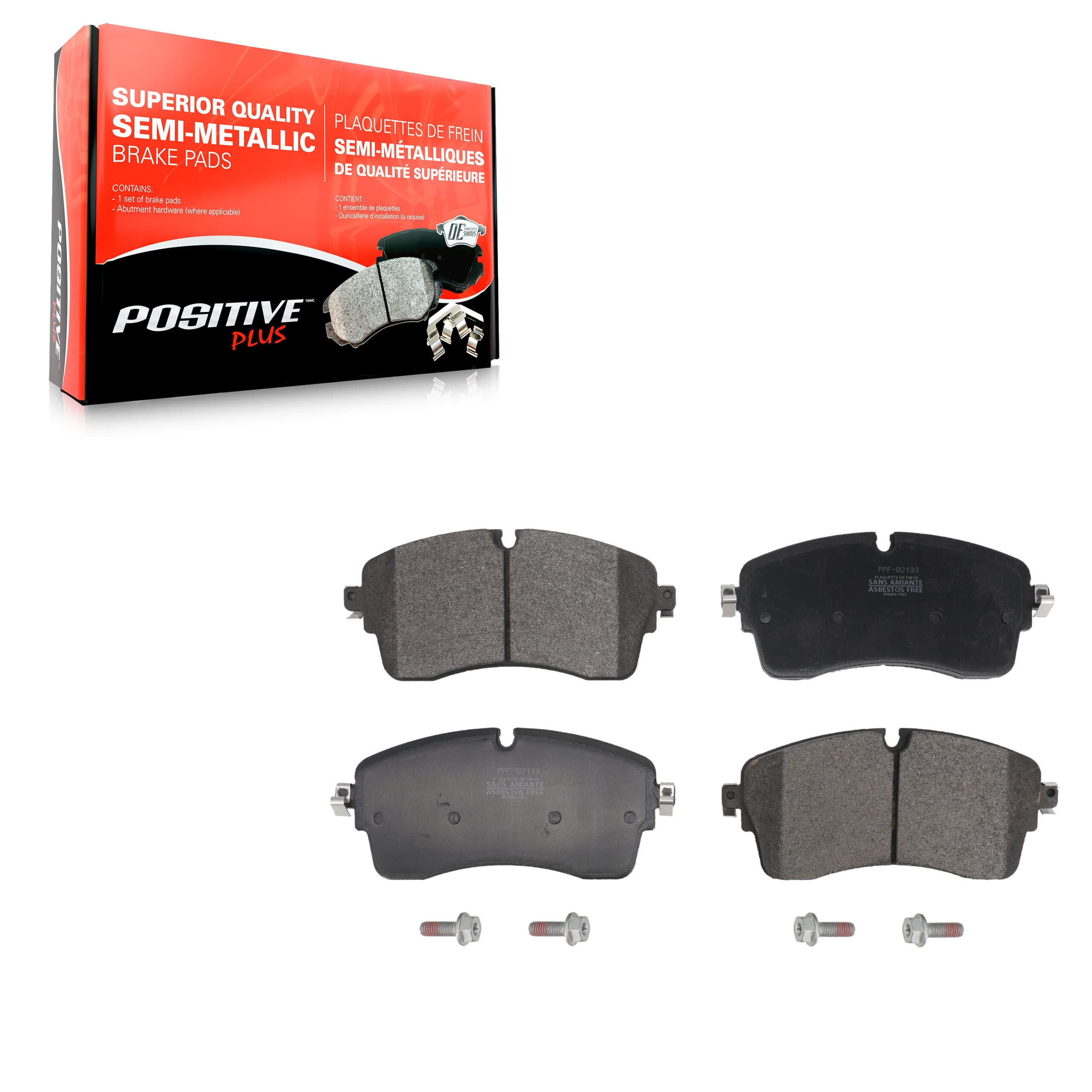 Positive Plus - PPF-D2133 - Front Disc Brake Pad image 1