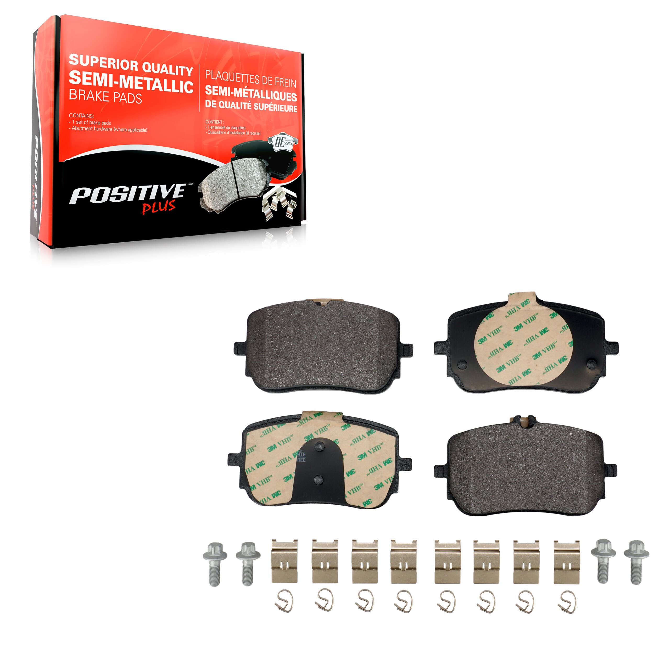 Positive Plus - PPF-D2206 - Front Disc Brake Pad image 1