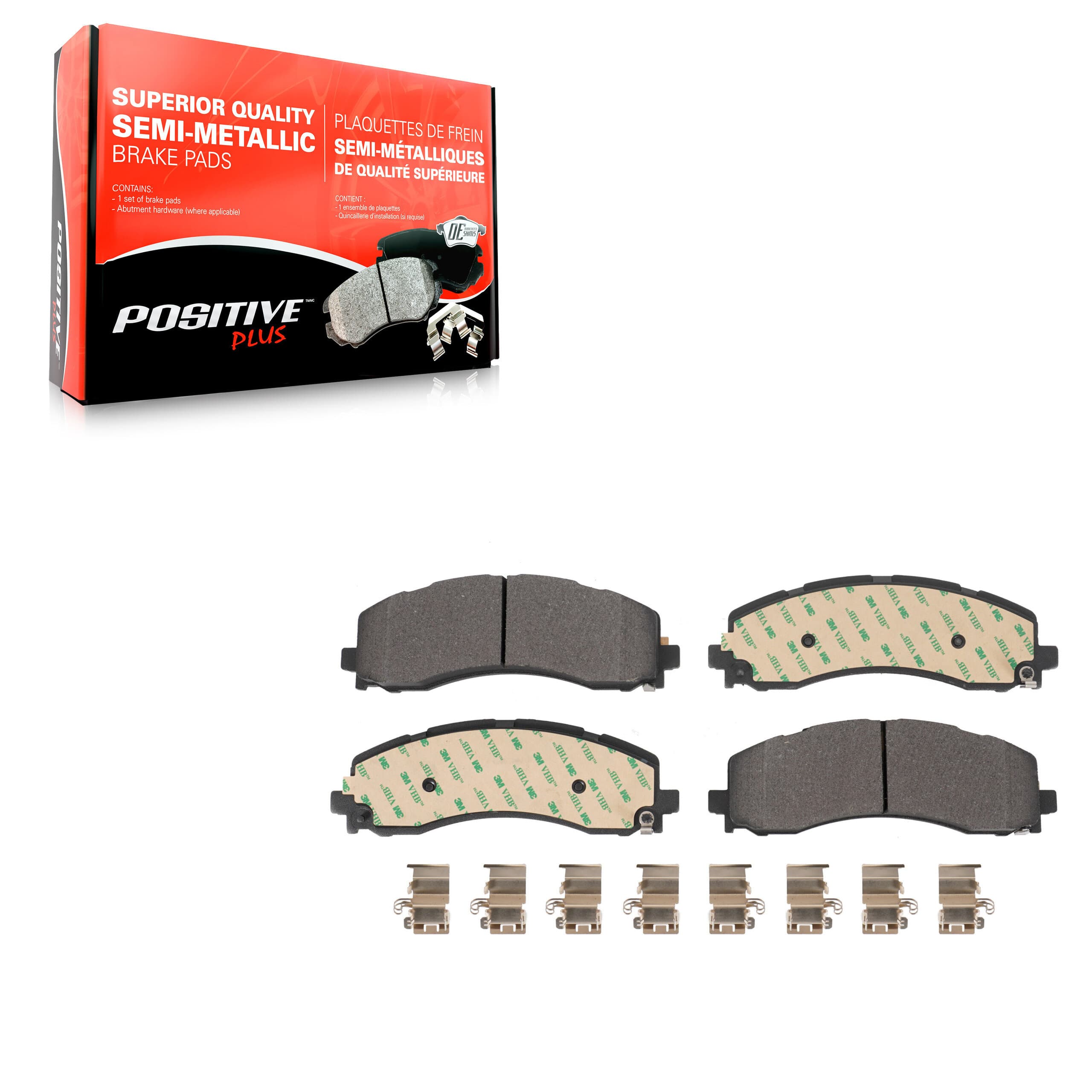 Positive Plus - PPF-D2225 - Rear Disc Brake Pad image 1