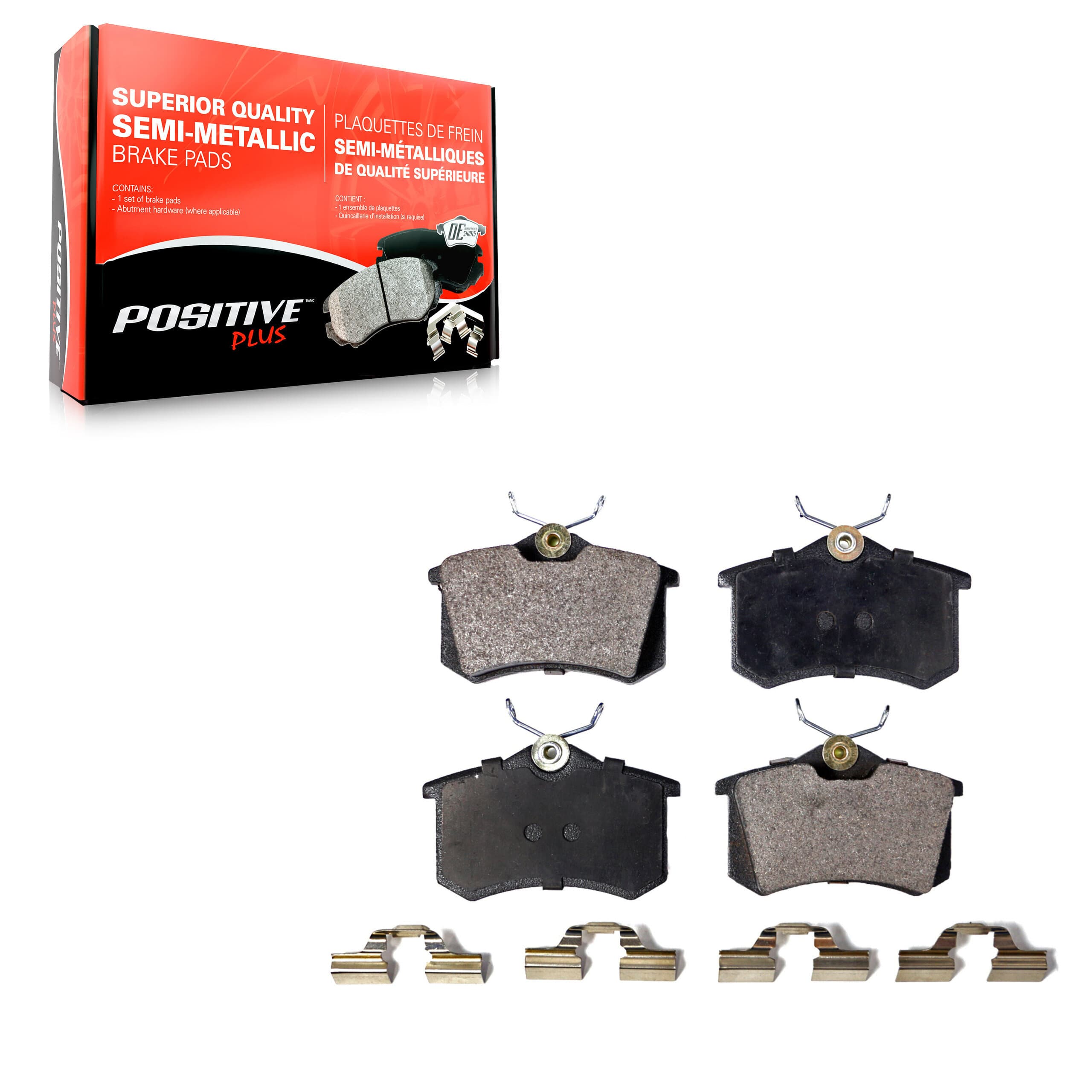 Positive Plus - PPF-D340A - Rear Disc Brake Pad image 1