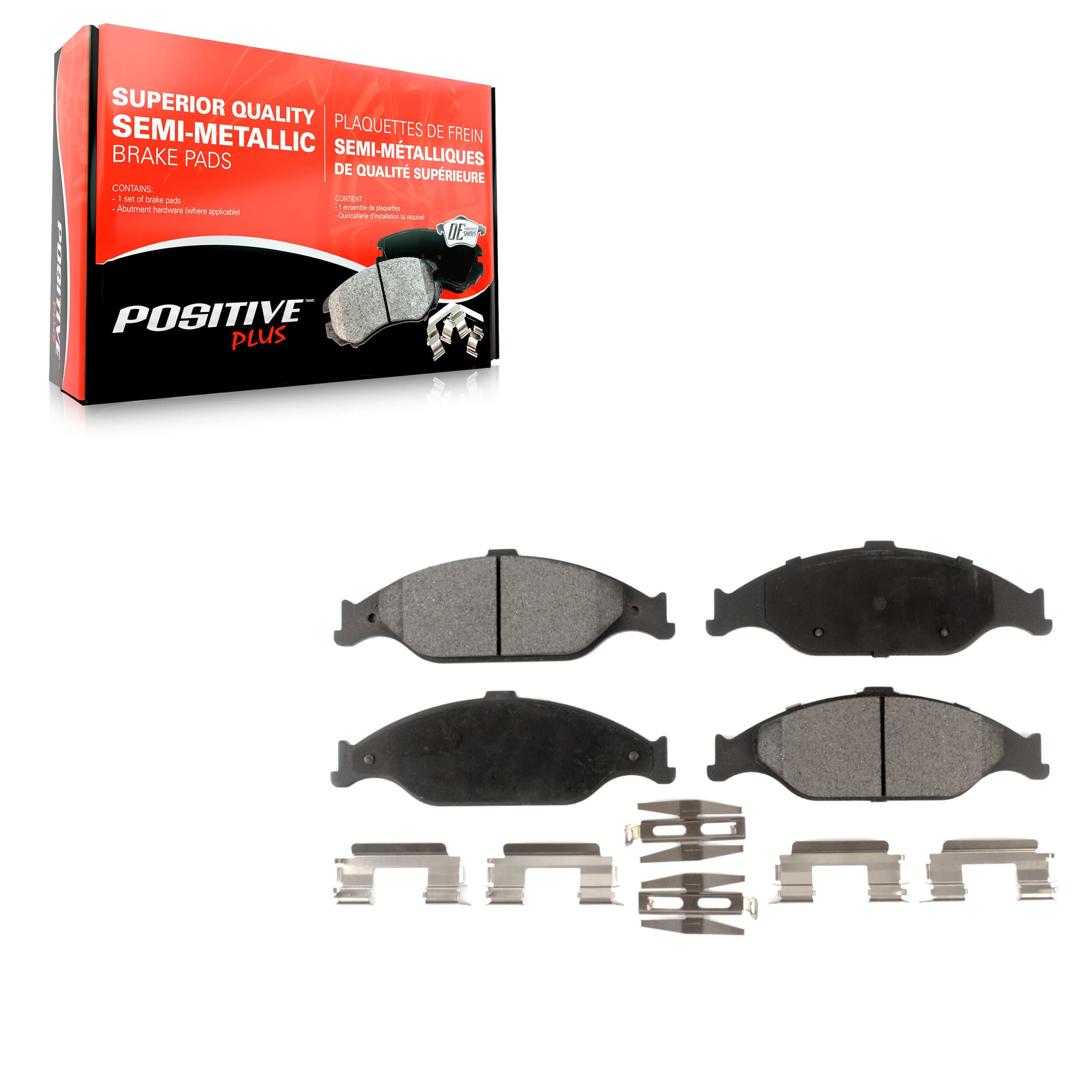 Positive Plus - PPF-D804 - Front Disc Brake Pad image 1