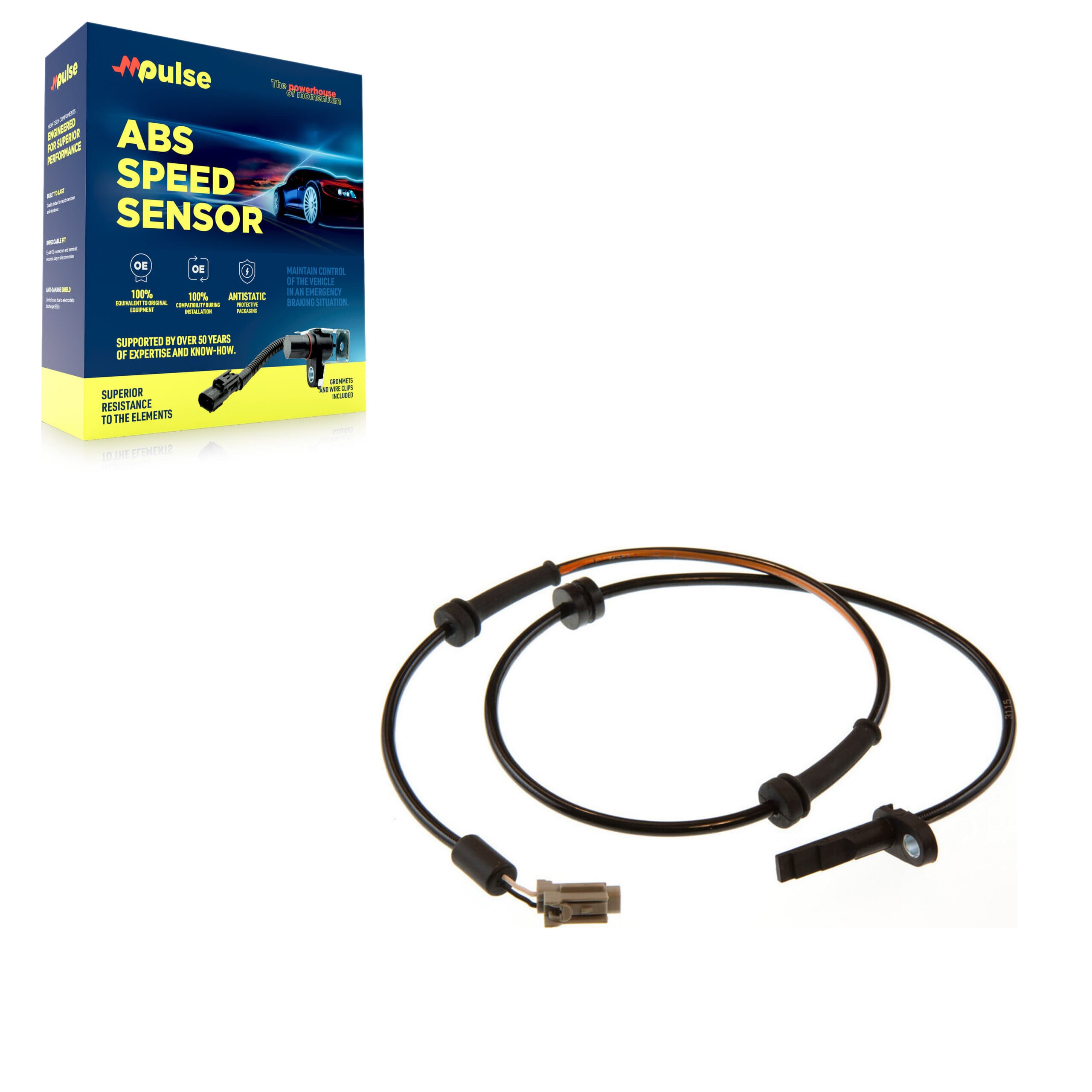 Mpulse - SEN-2ABS0458 - Front ABS Wheel Speed Sensor image 1