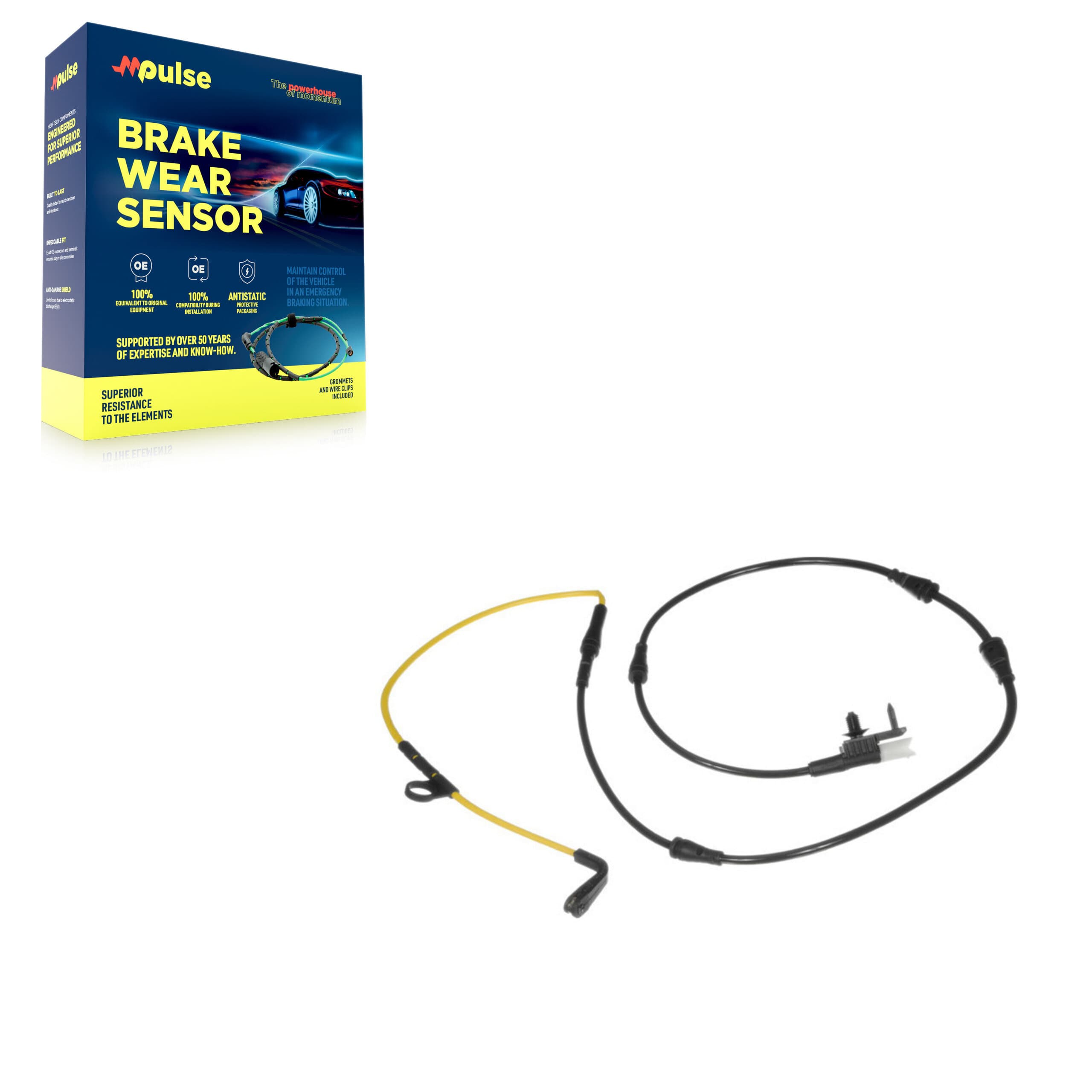 Mpulse - SEN-2BWS0057 - Front Disc Brake Pad Wear Sensor image 1