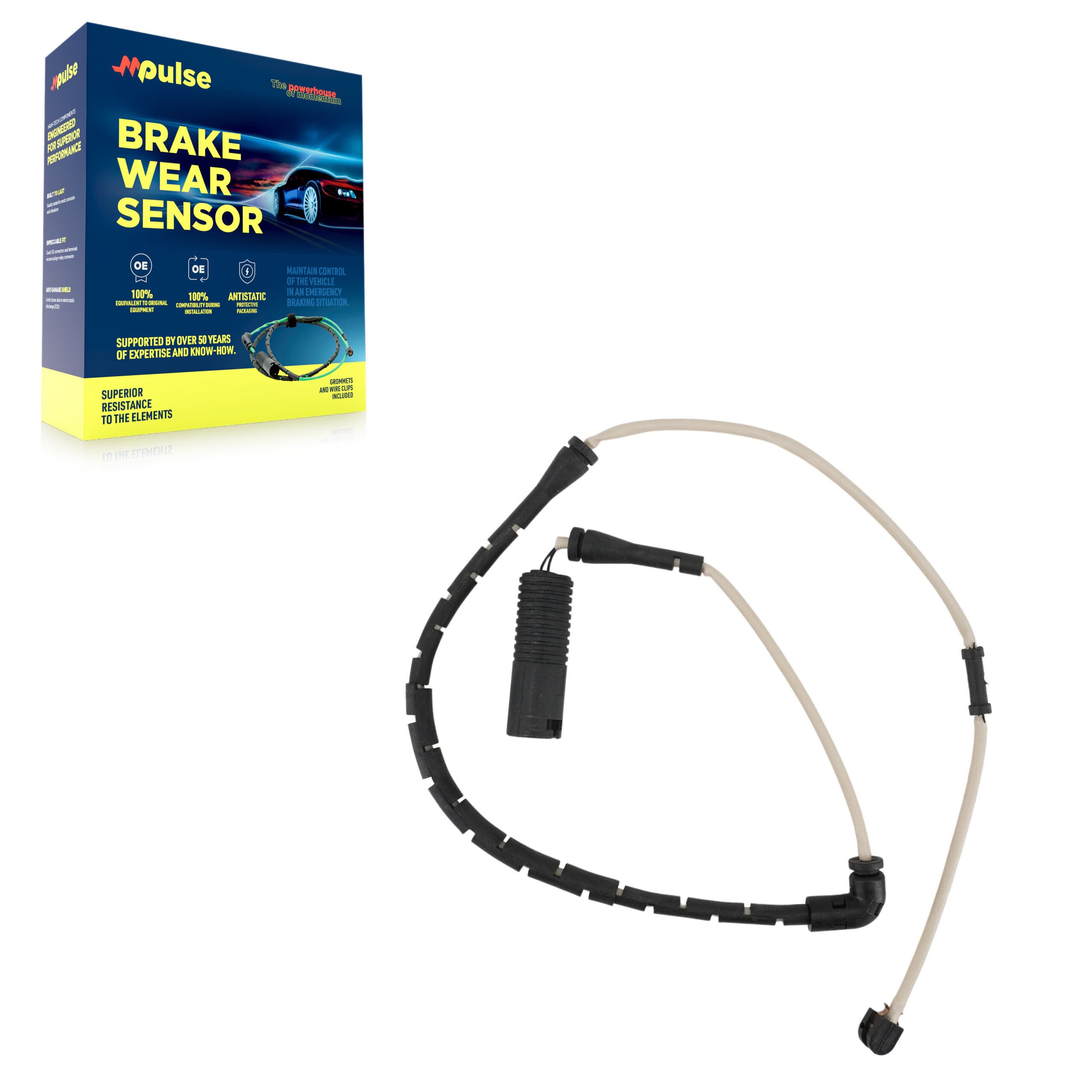 Mpulse - SEN-2BWS0163 - Front Disc Brake Pad Wear Sensor image 1
