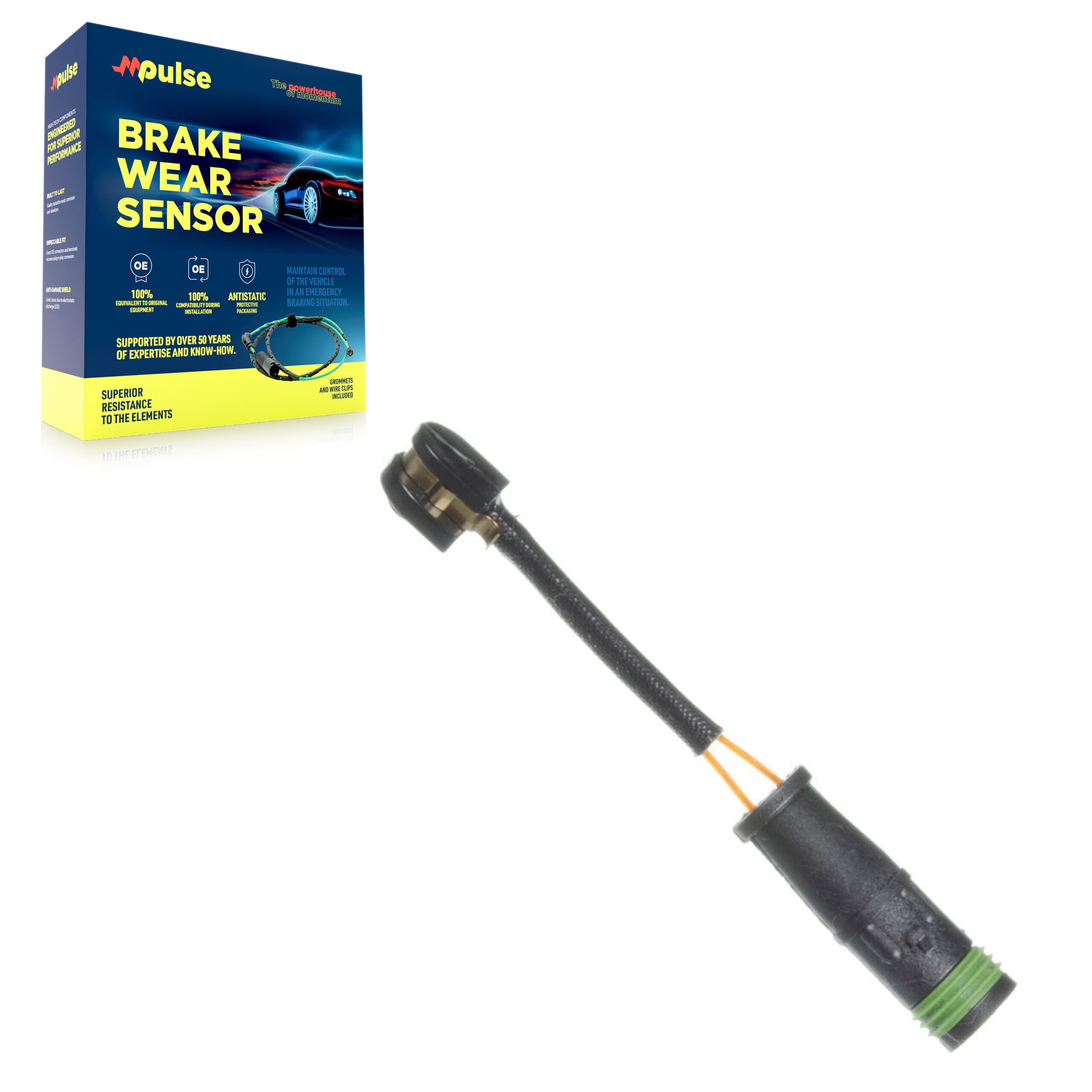 Mpulse - SEN-2BWS0184 - Rear Disc Brake Pad Wear Sensor image 1