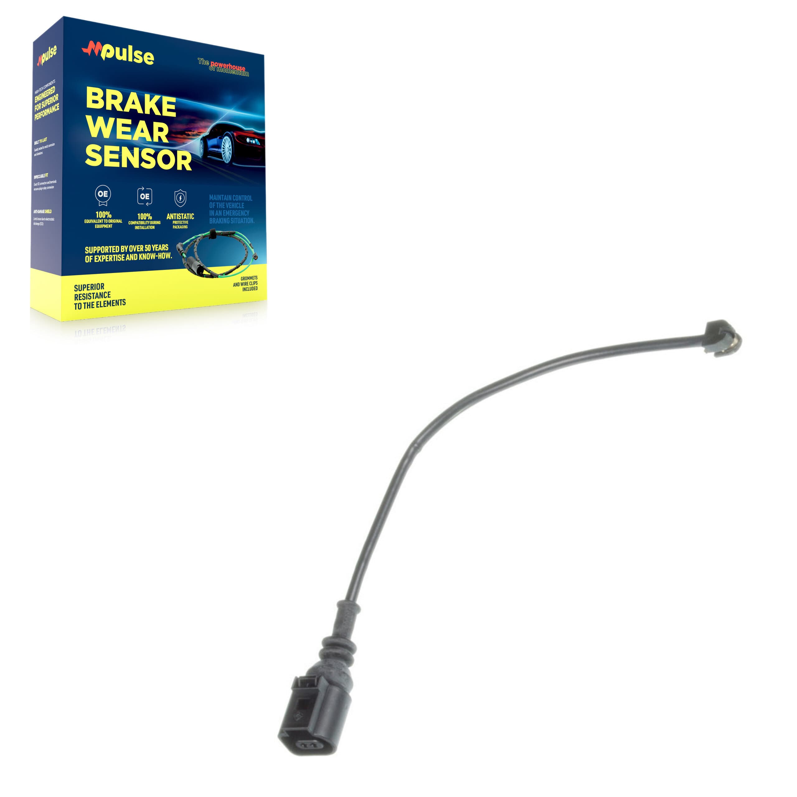 Mpulse - SEN-2BWS0196 - Front Disc Brake Pad Wear Sensor image 1