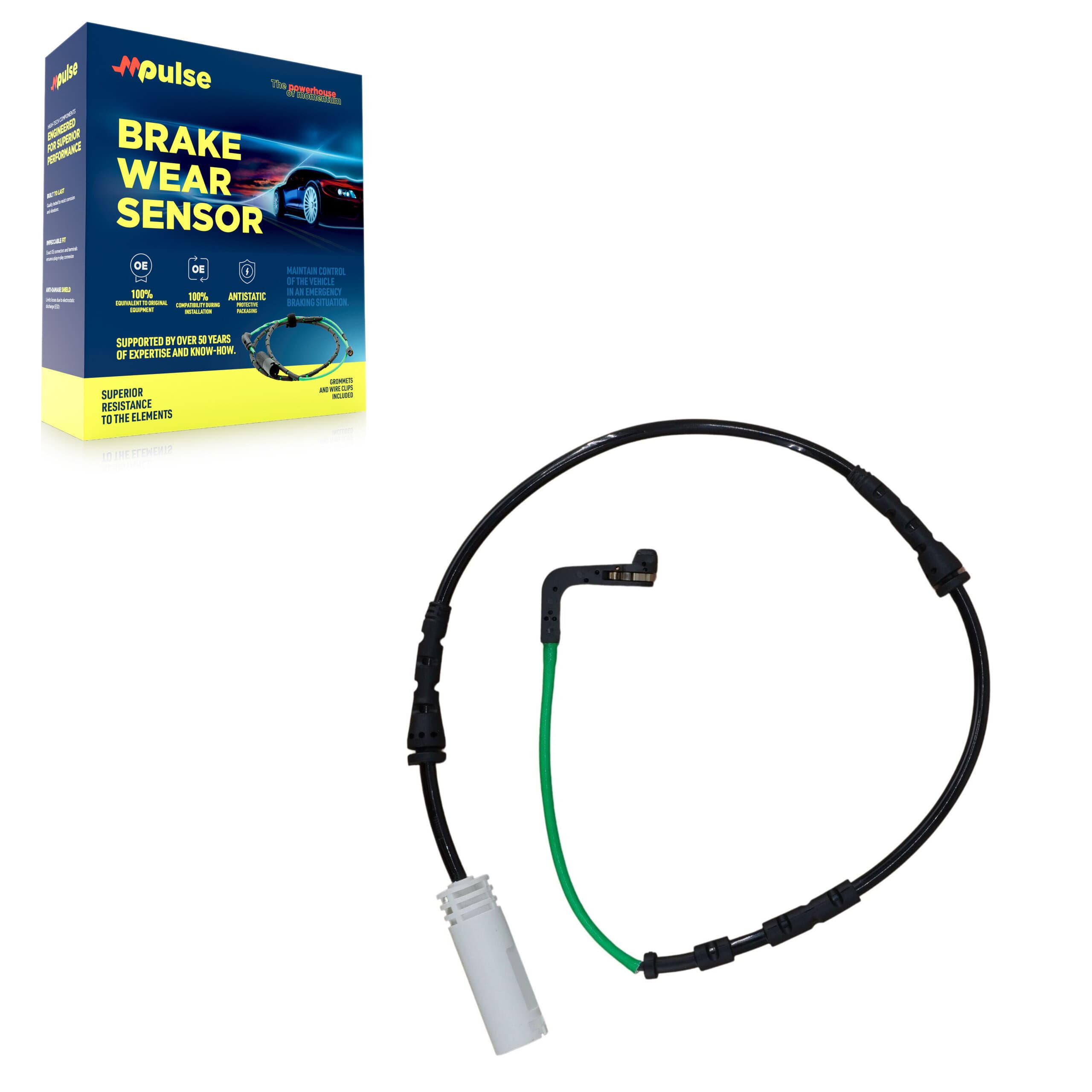 Mpulse - SEN-2BWS0211 - Front Left Disc Brake Pad Wear Sensor image 1