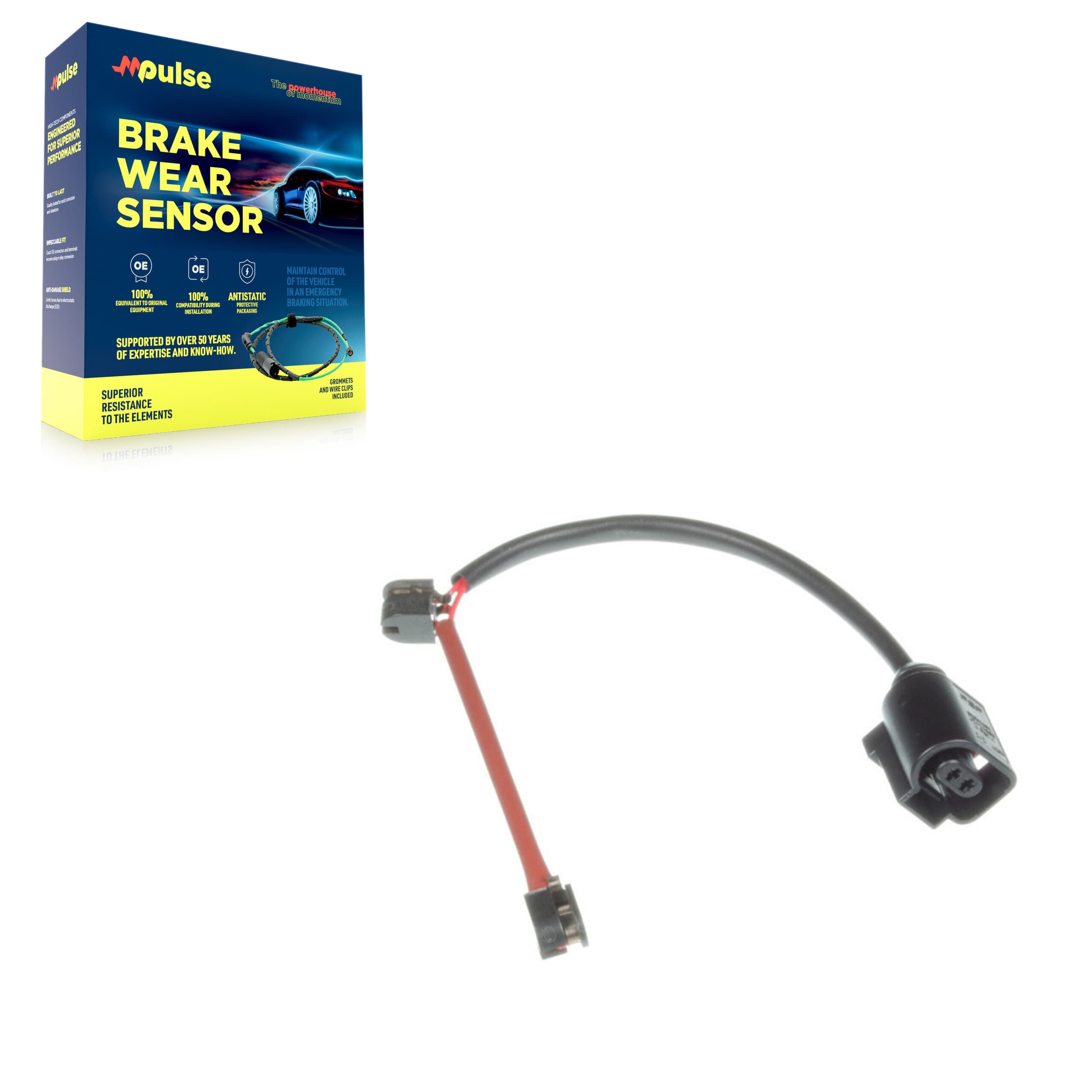 Mpulse - SEN-2BWS0215 - Rear Disc Brake Pad Wear Sensor image 1