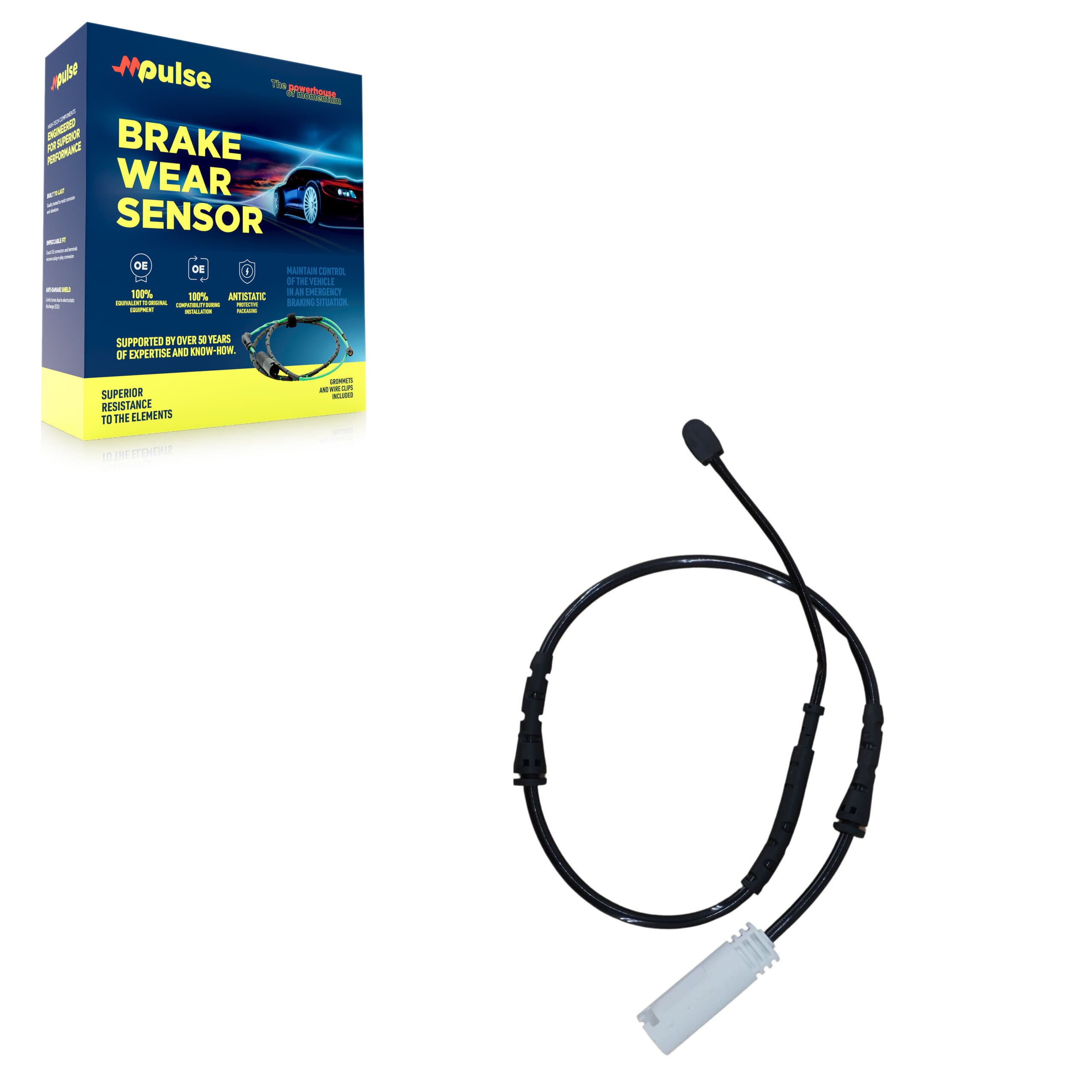 Mpulse - SEN-2BWS0251 - Front Disc Brake Pad Wear Sensor image 1