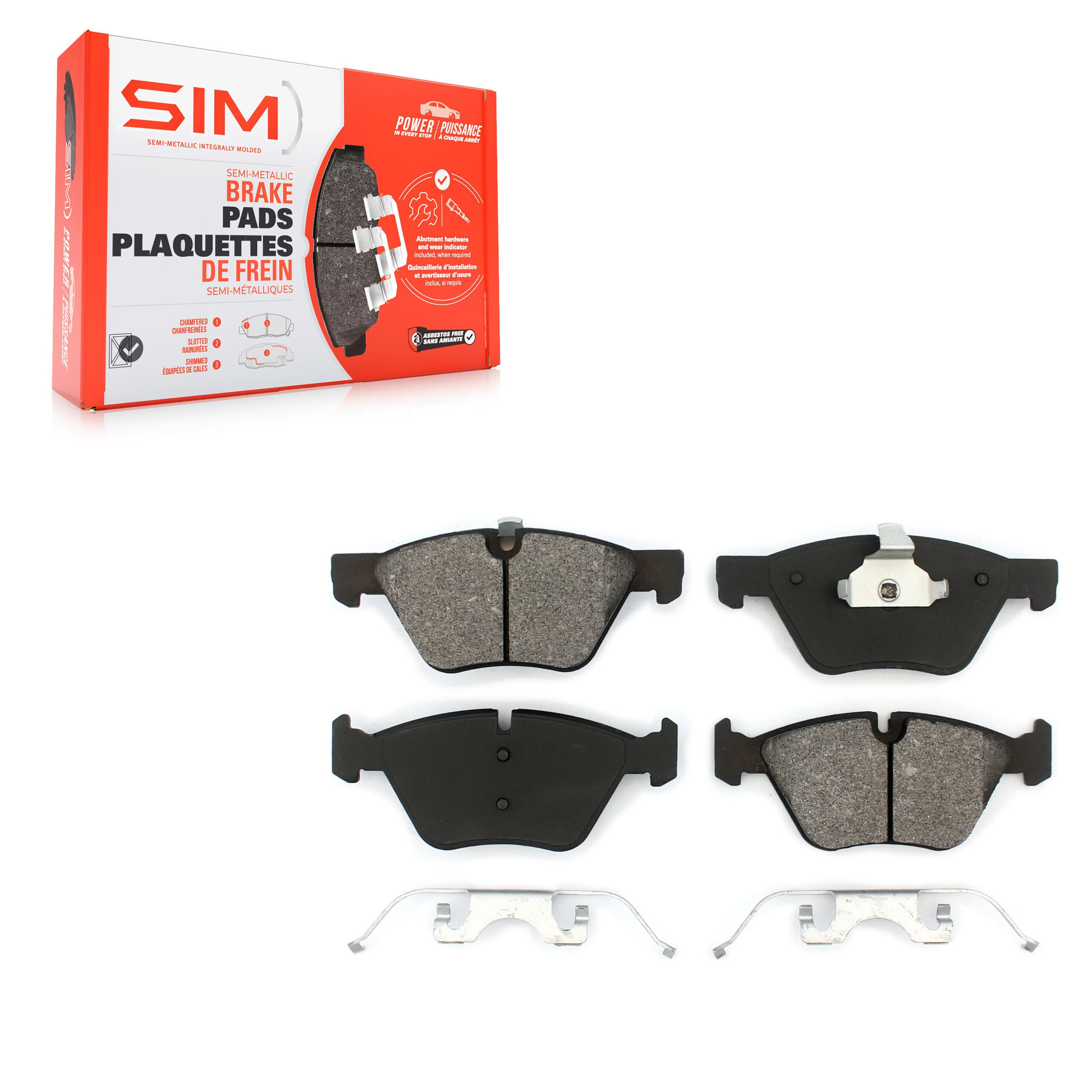 SIM - SIM-1061 - Front Disc Brake Pad image 1