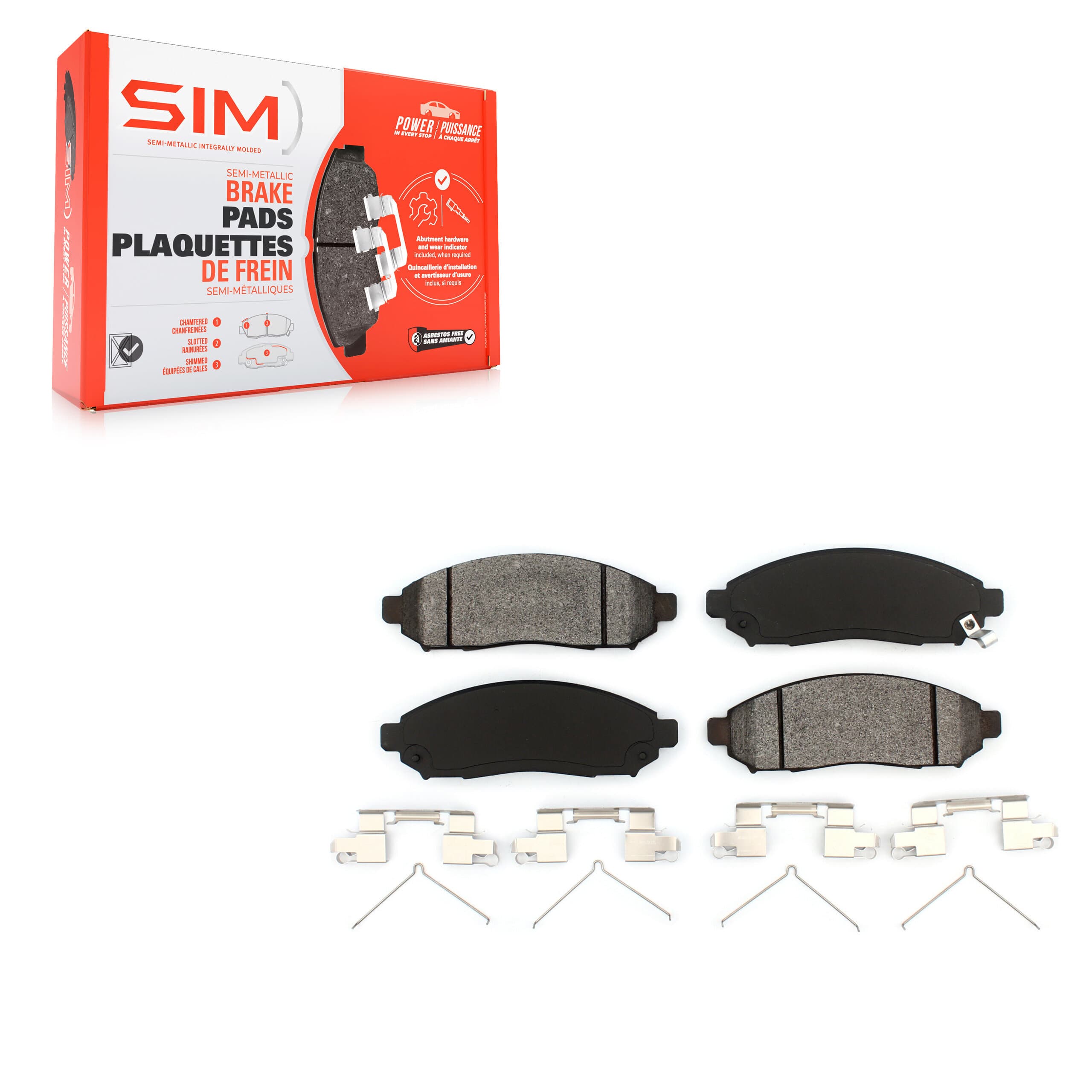 SIM - SIM-1094 - Front Disc Brake Pad image 1