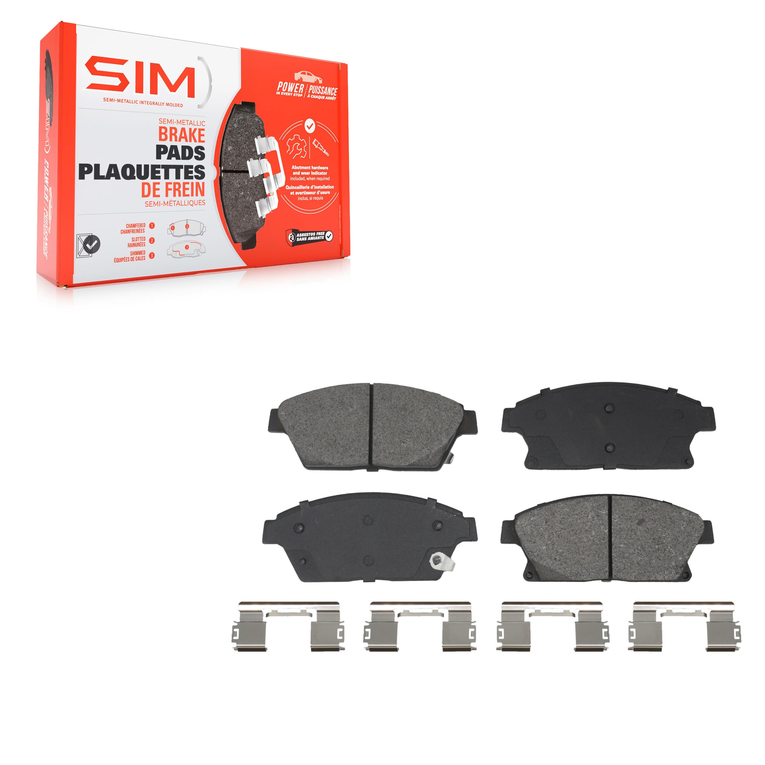 SIM - SIM-1467 - Front Disc Brake Pad image 1