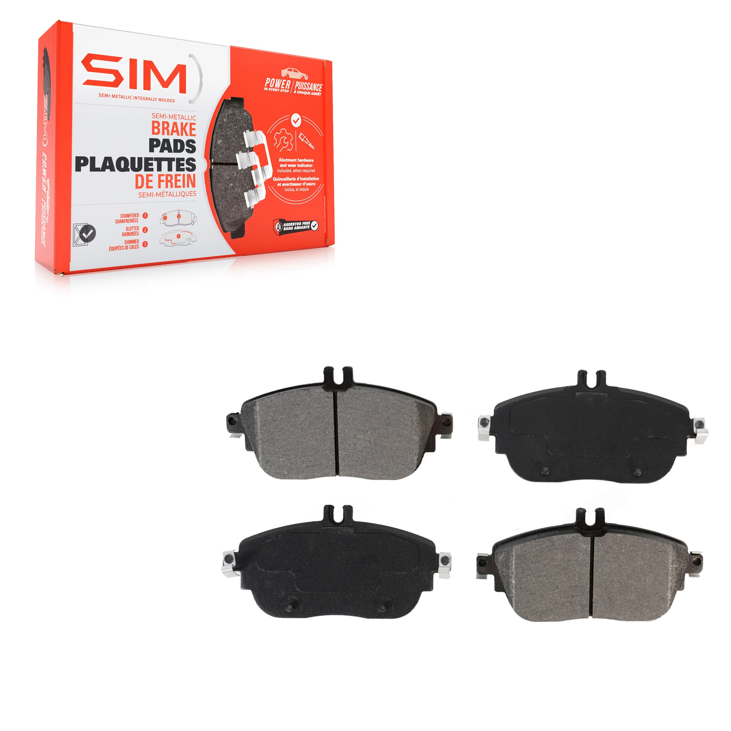 SIM - SIM-1694 - Front Disc Brake Pad image 1