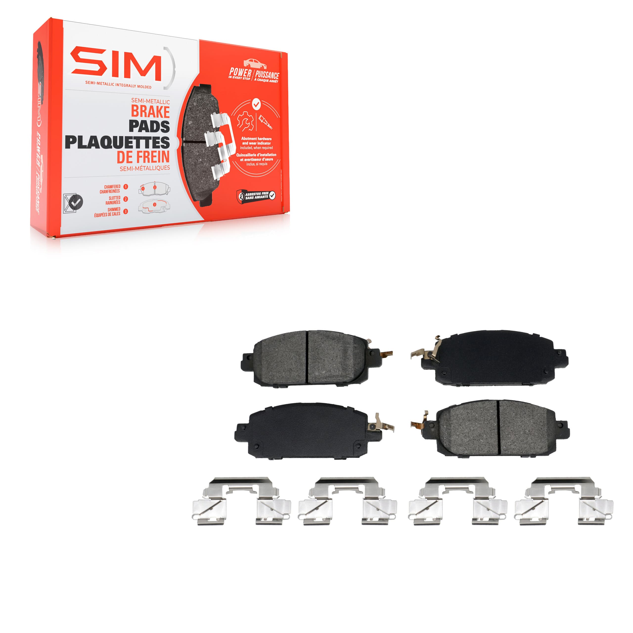 SIM - SIM-2310 - Front Disc Brake Pad image 1