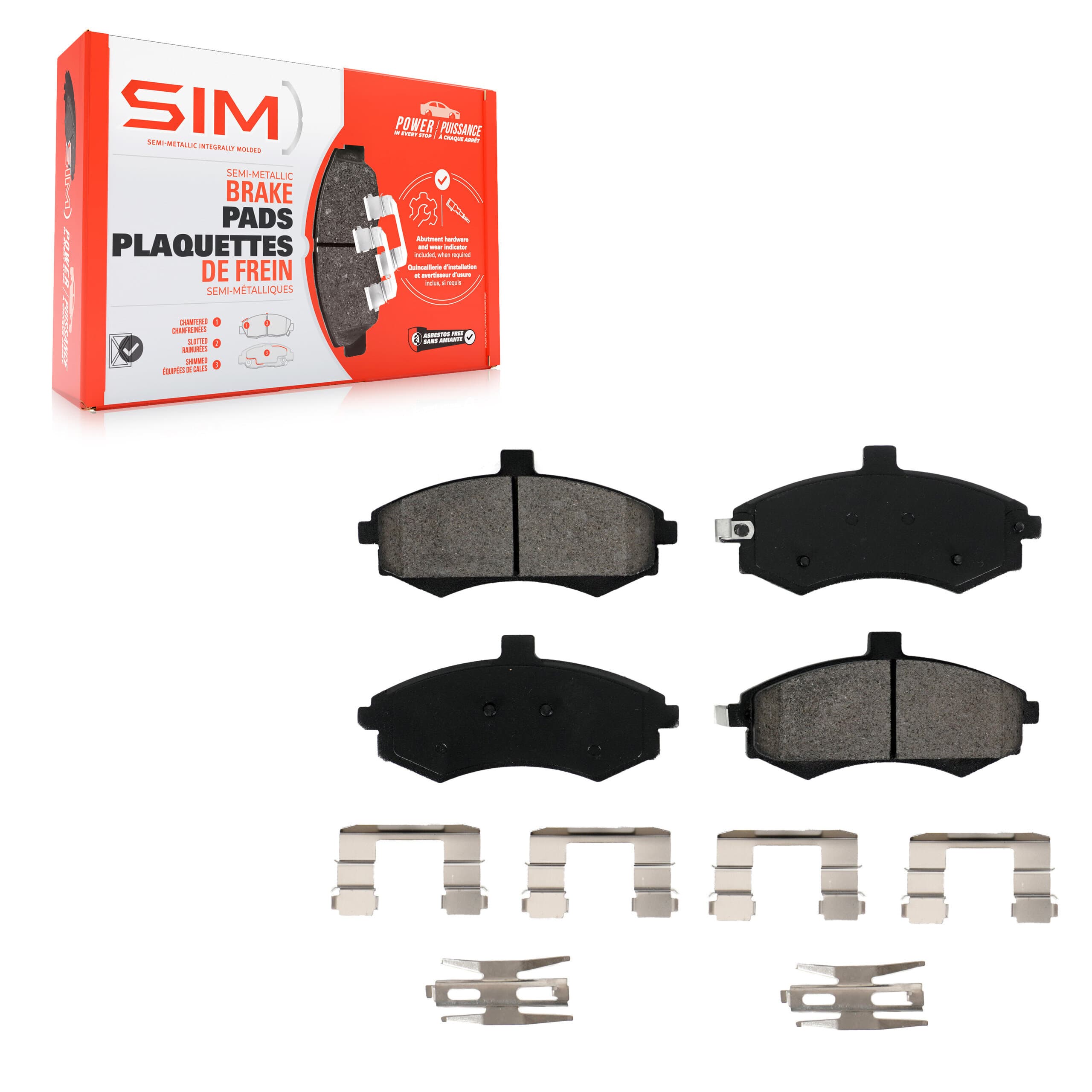 SIM - SIM-941 - Front Disc Brake Pad image 1