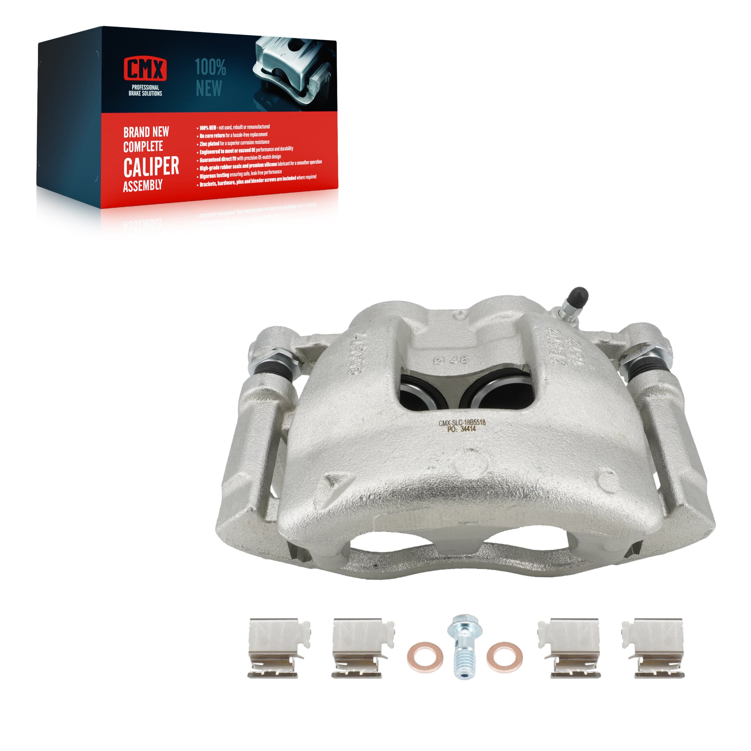 CMX - SLC-18B5518 - Front Left Disc Brake Caliper image 1