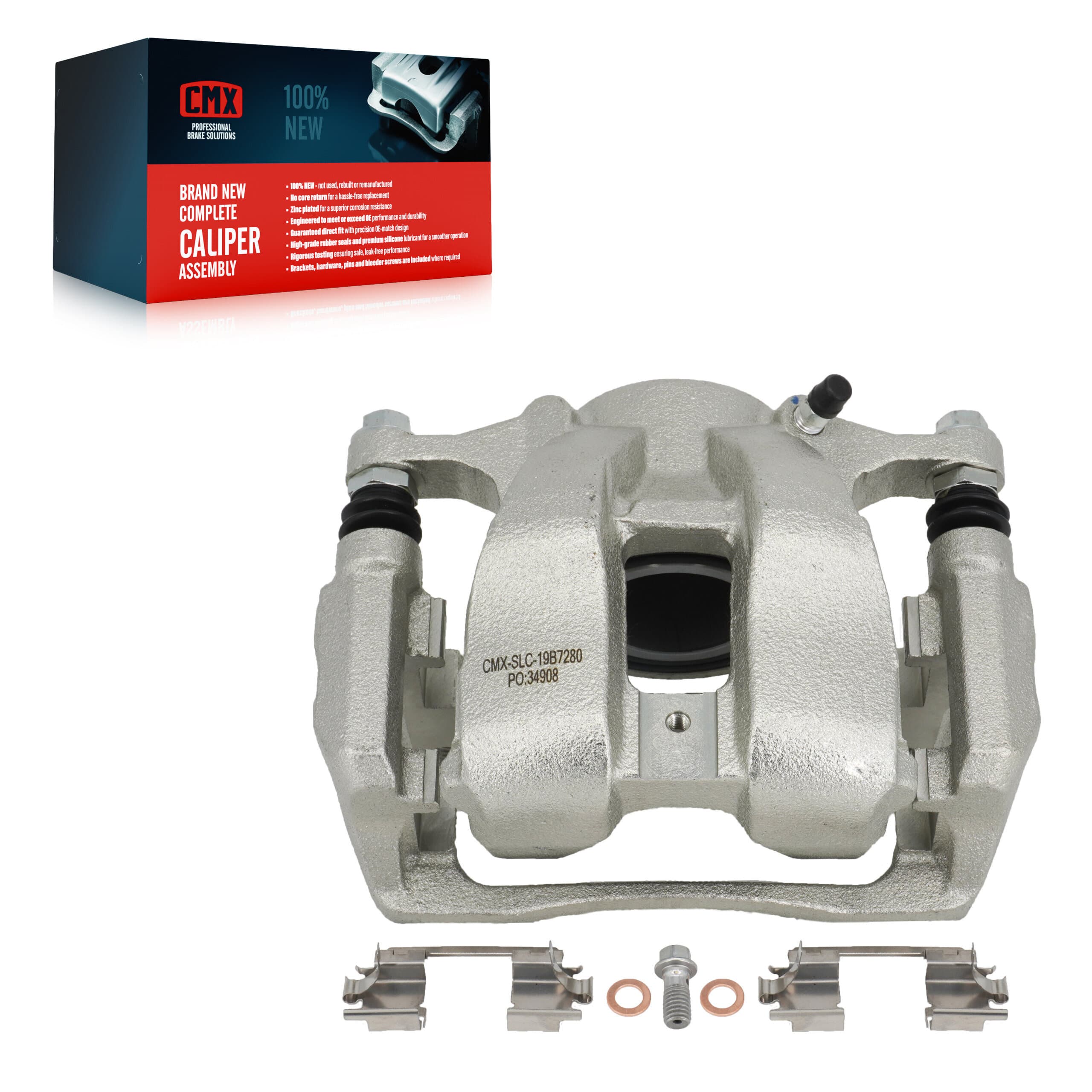 CMX - SLC-19B7280 - Front Left Disc Brake Caliper image 1