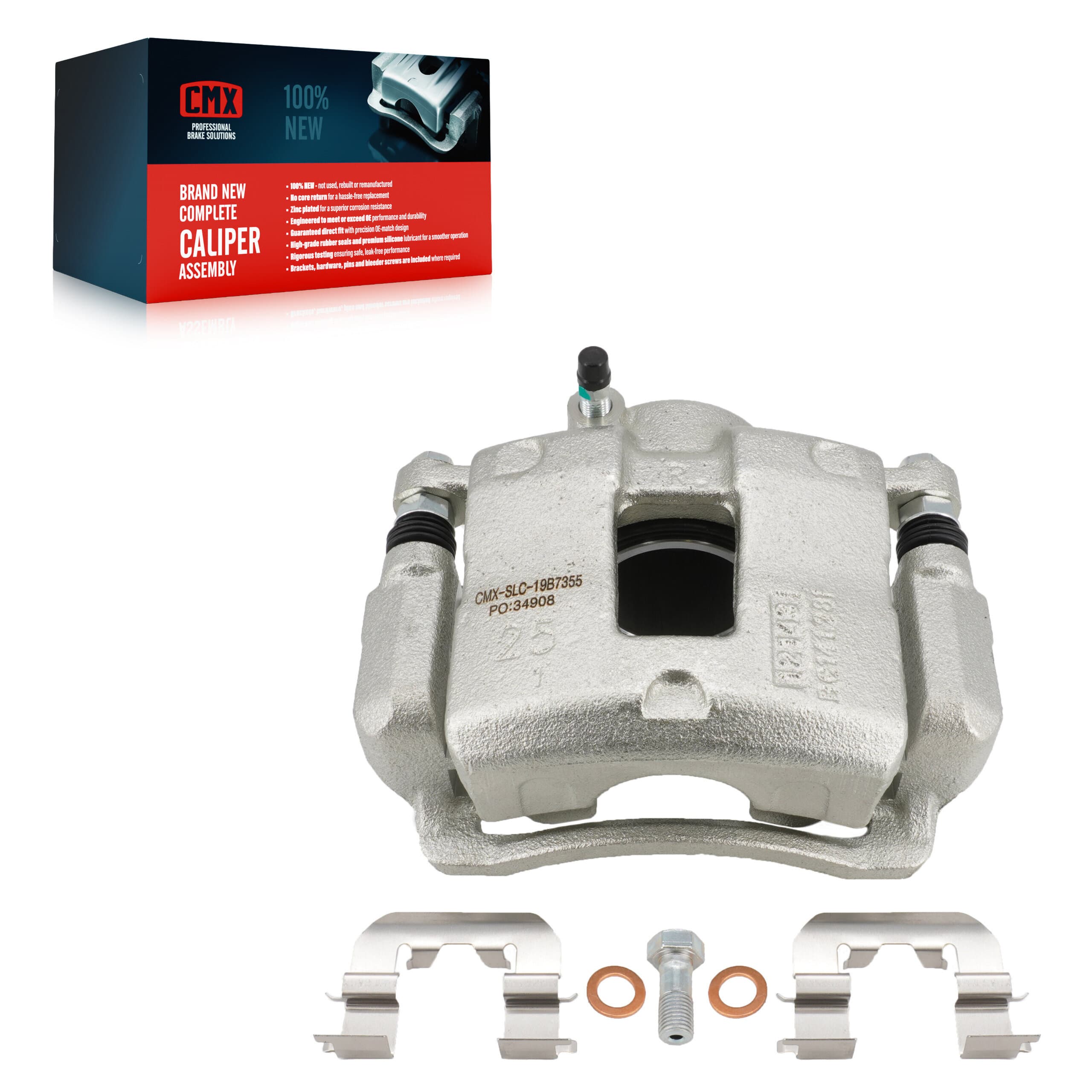 CMX - SLC-19B7355 - Front Right Disc Brake Caliper image 1