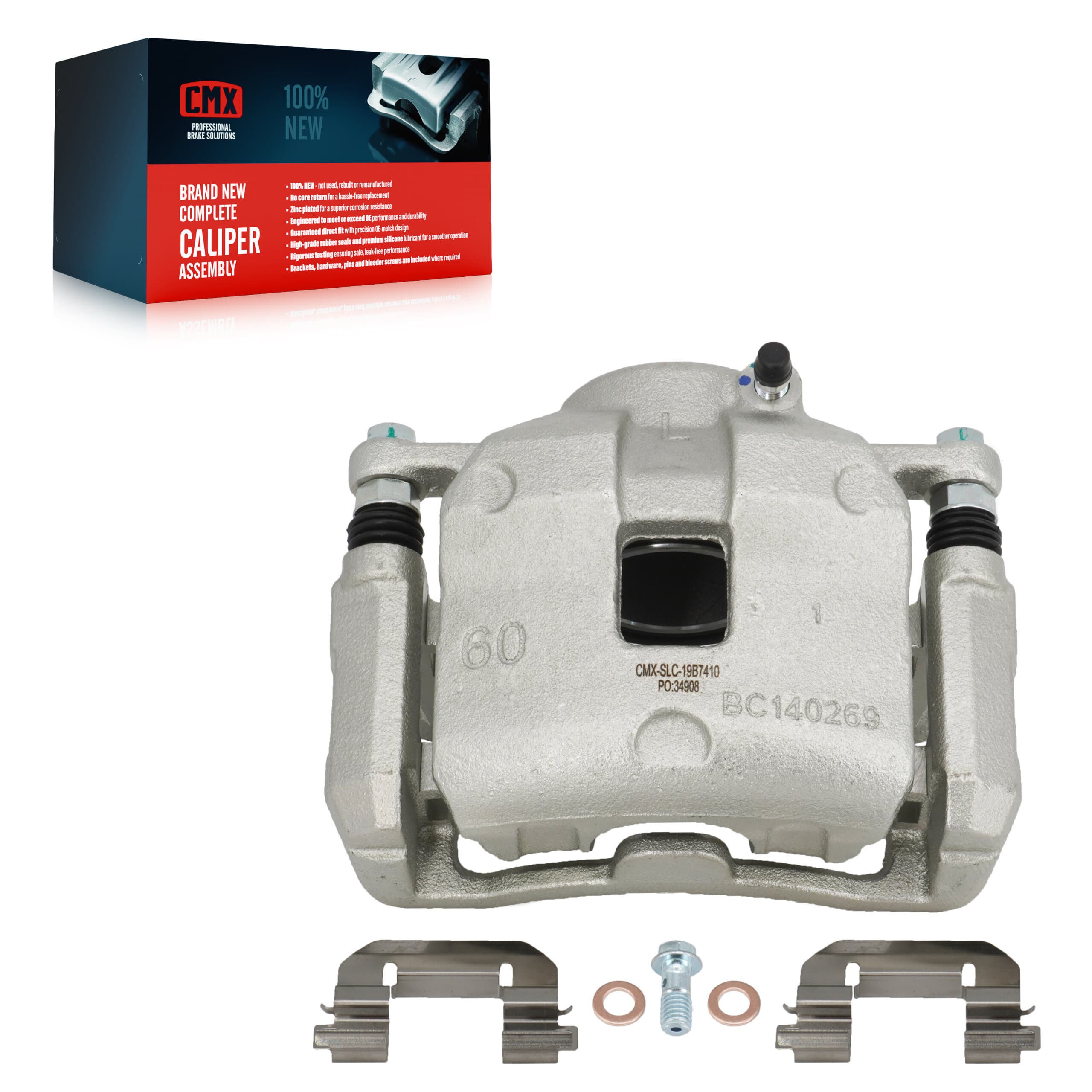 CMX - SLC-19B7410 - Front Left Disc Brake Caliper image 1