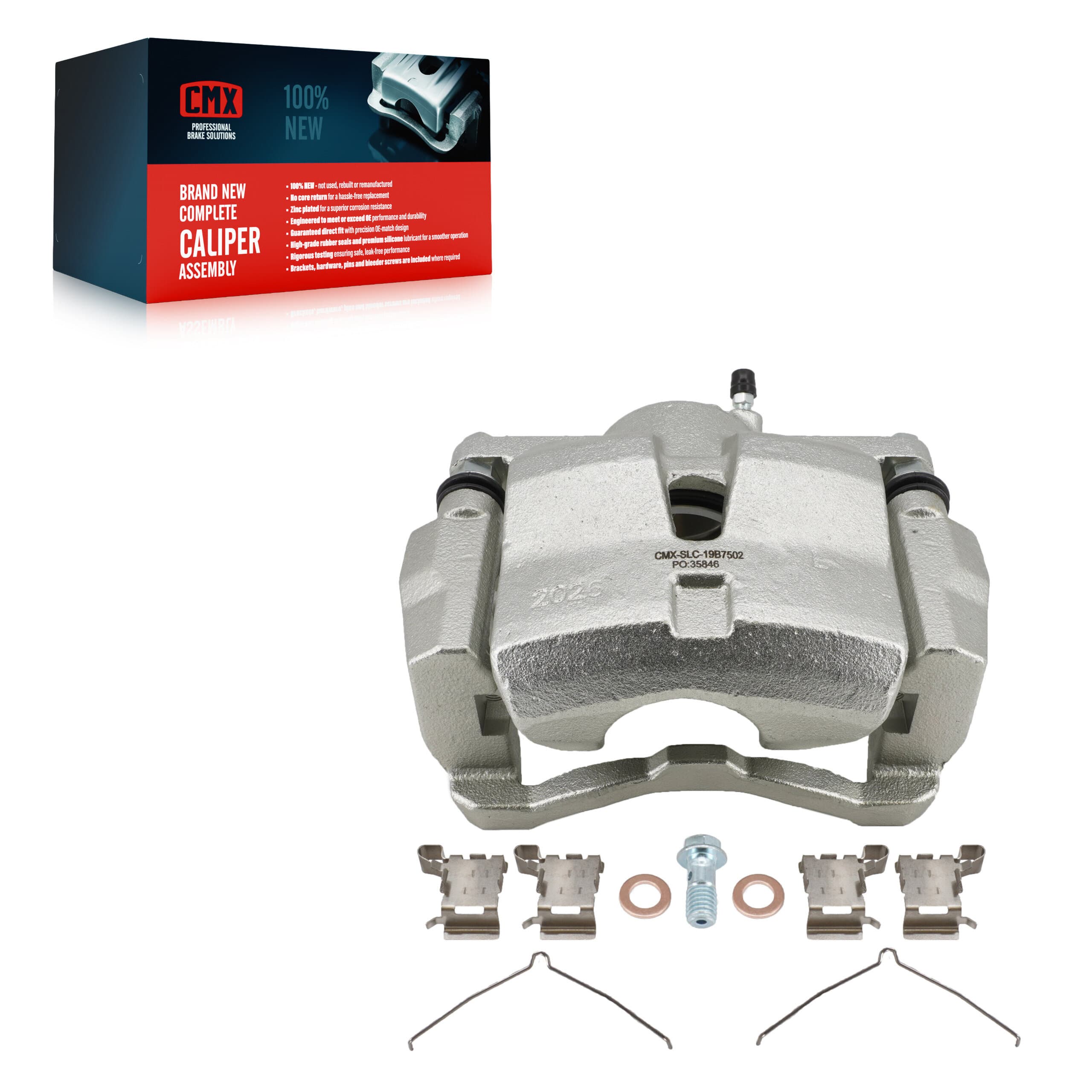 CMX - SLC-19B7502 - Front Left Disc Brake Caliper image 1