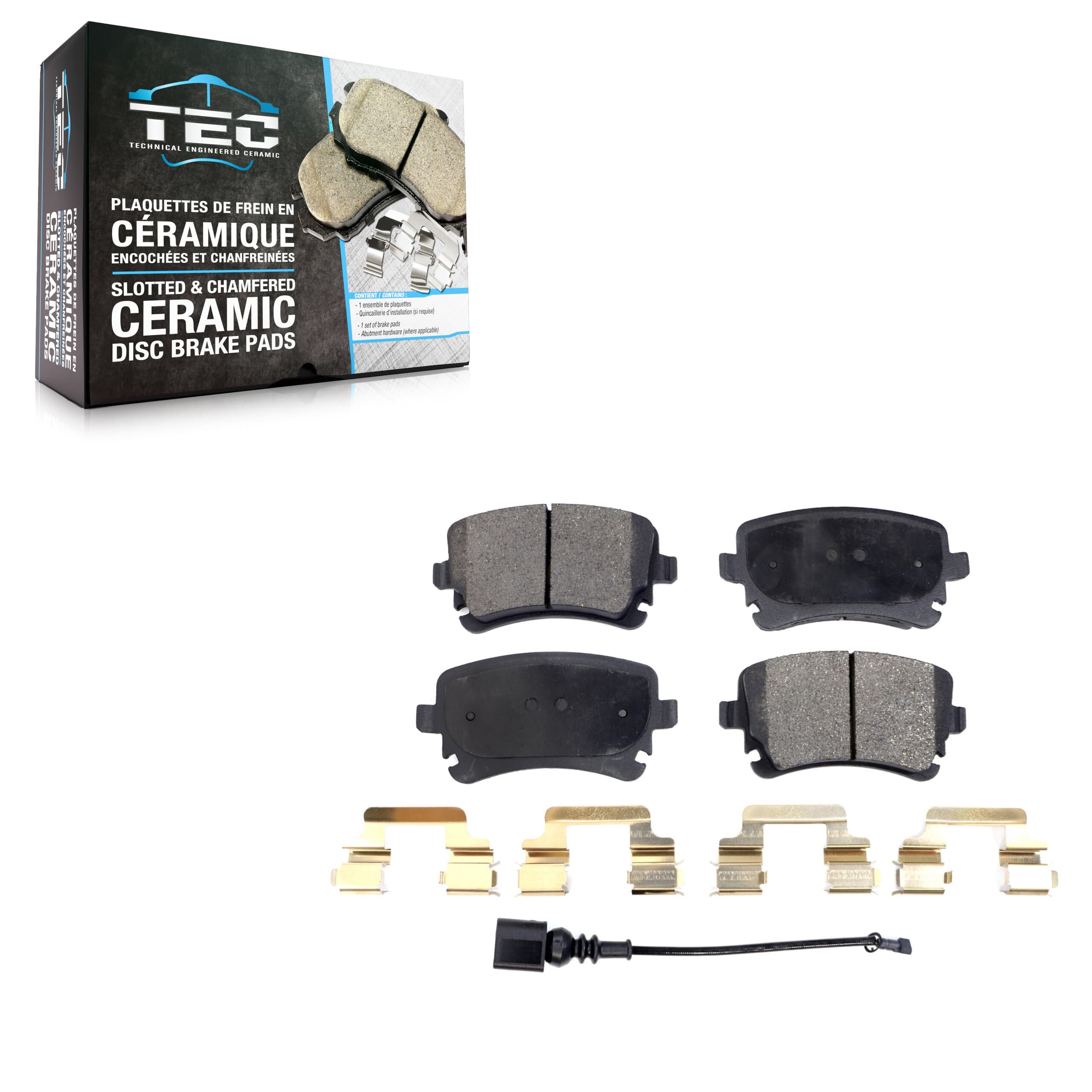 TEC - TEC-1018 - Rear Disc Brake Pad image 1