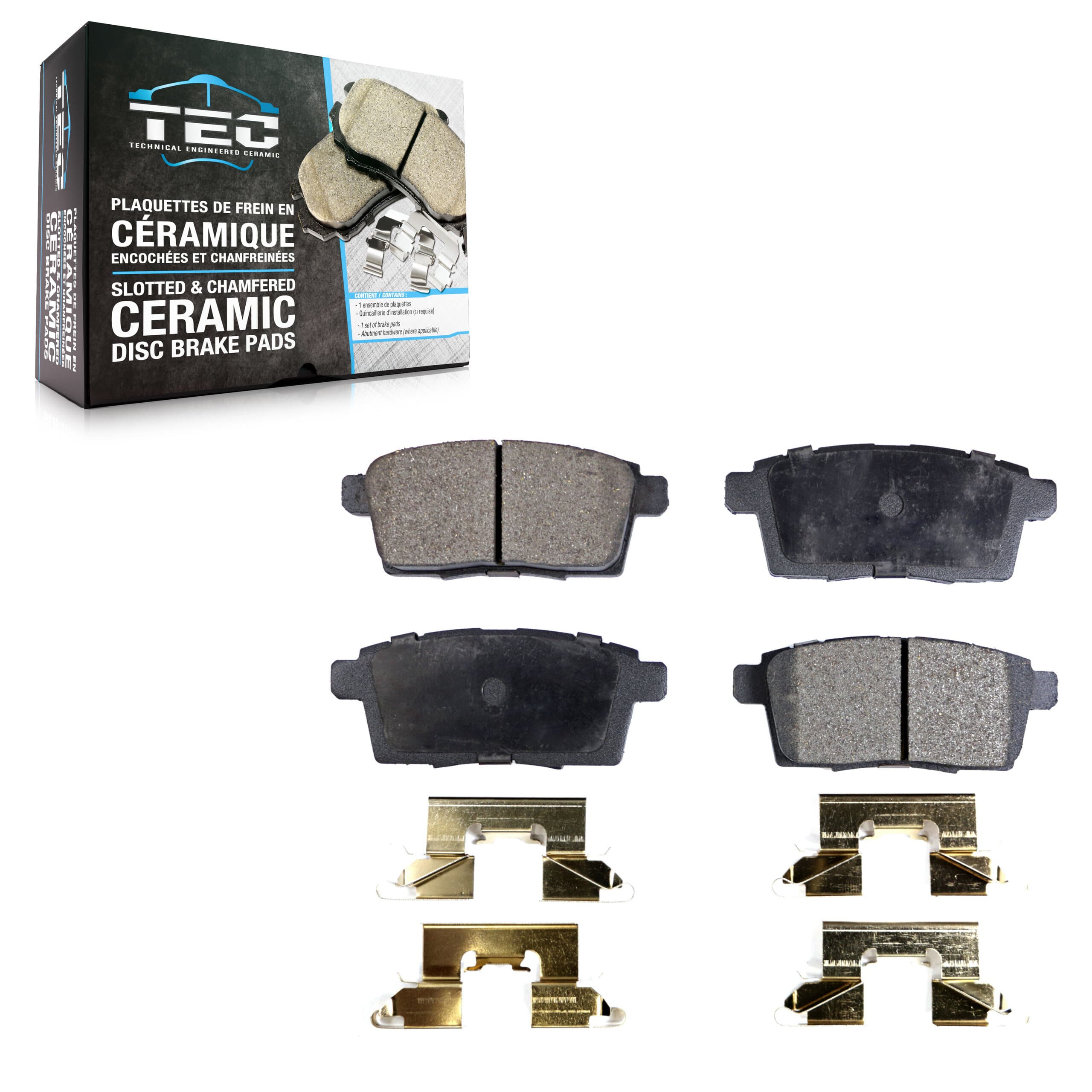 TEC - TEC-1259 - Rear Disc Brake Pad image 1