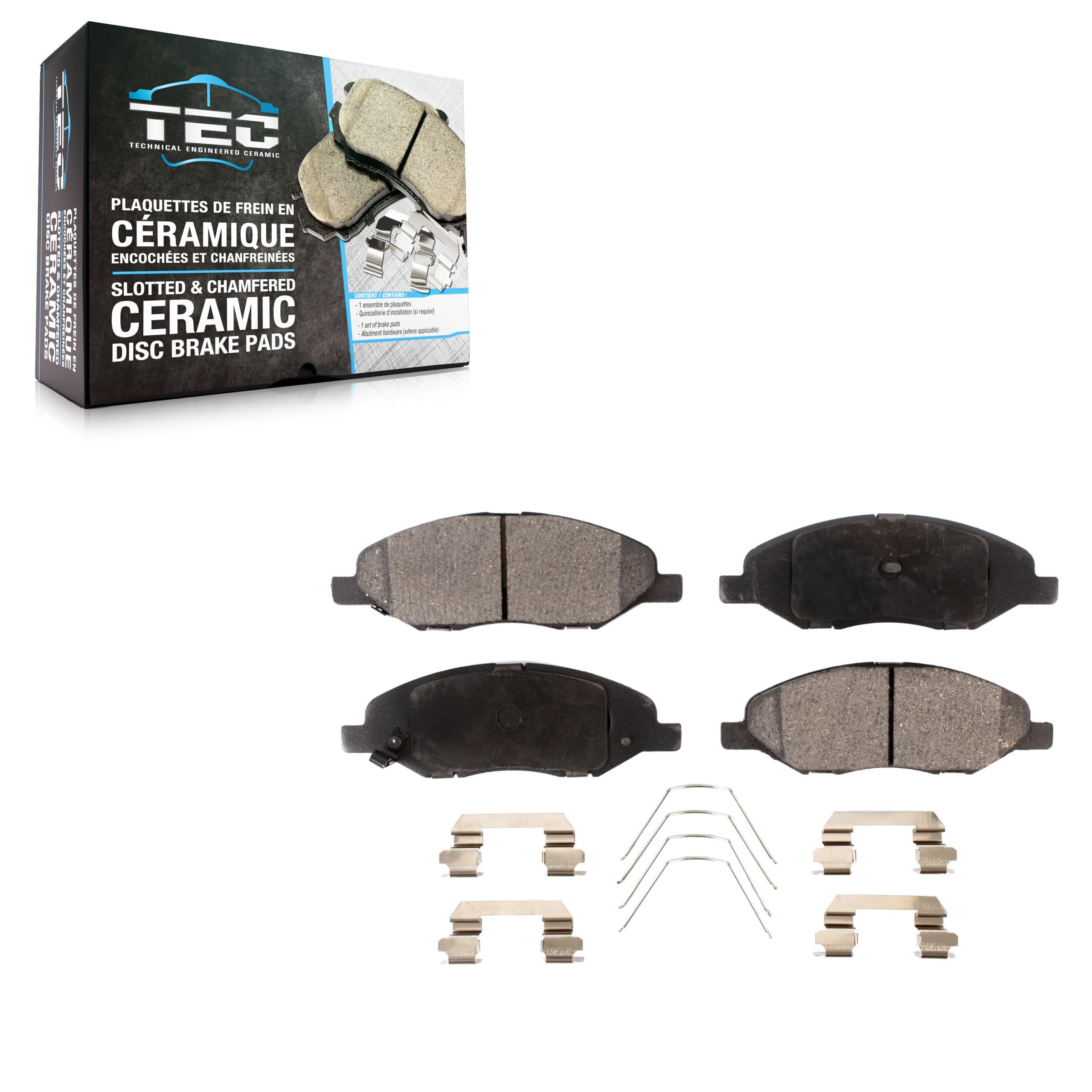 TEC - TEC-1345 - Front Disc Brake Pad image 1