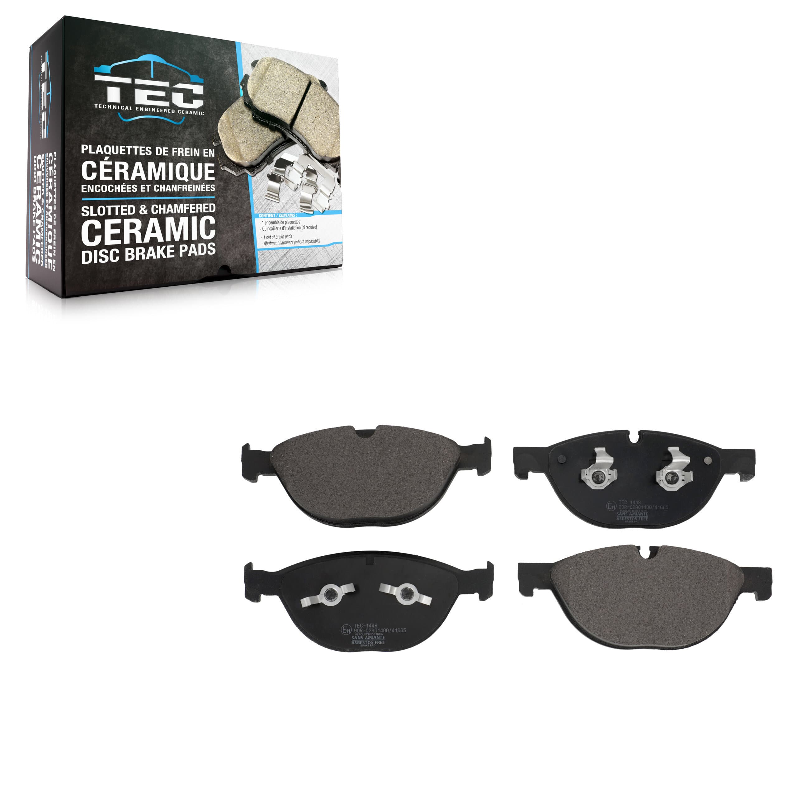 TEC - TEC-1448 - Front Disc Brake Pad image 1