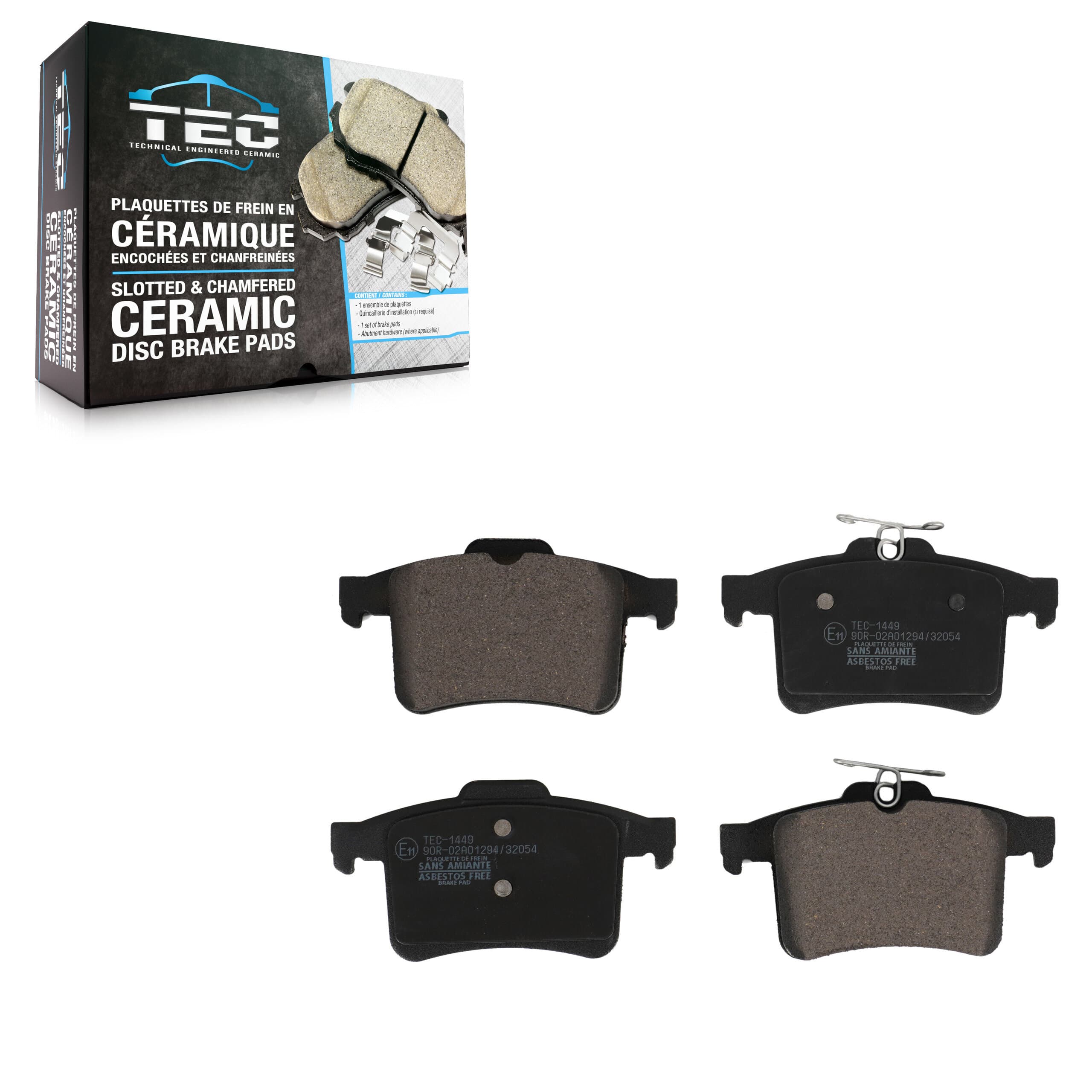 TEC - TEC-1449 - Rear Disc Brake Pad image 1