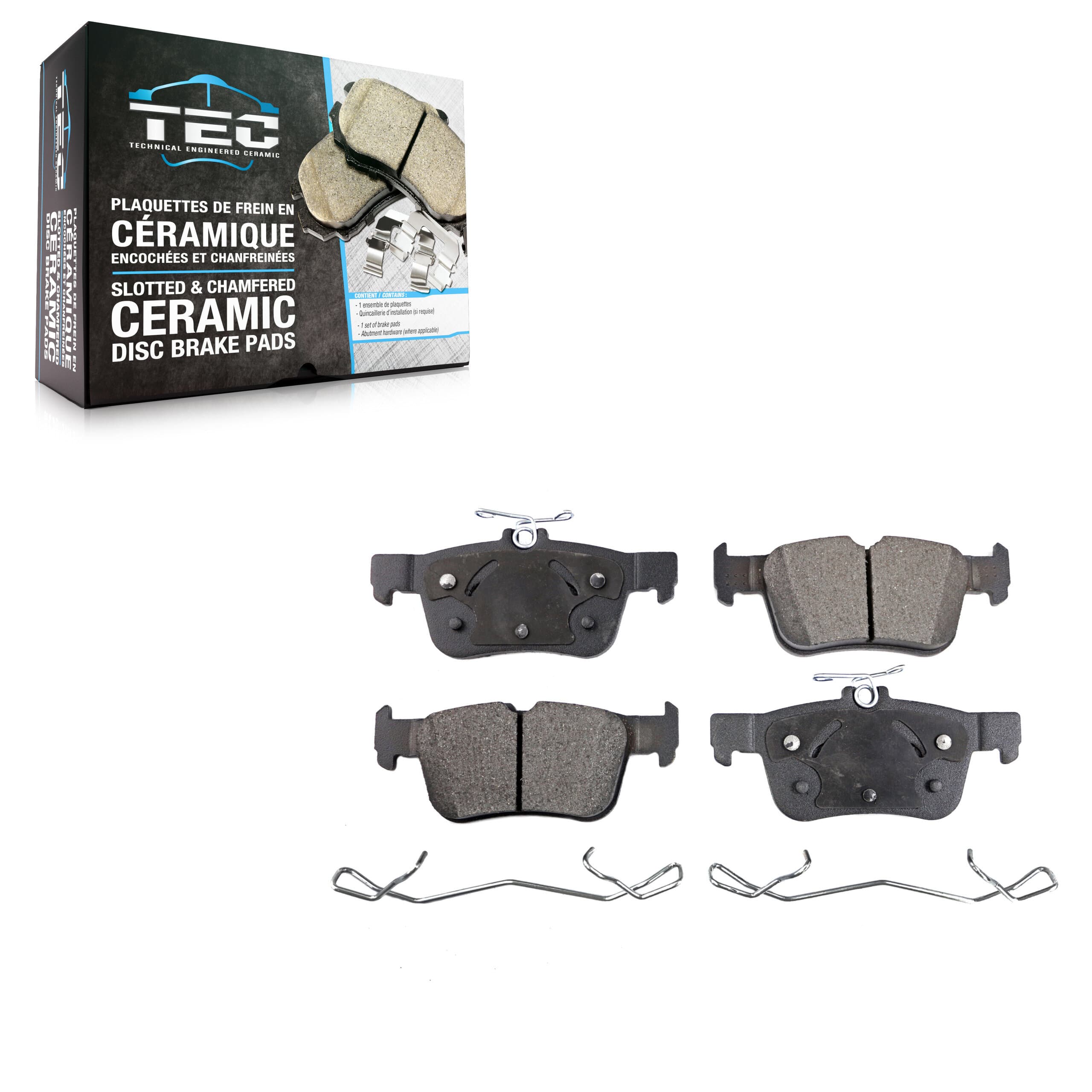 TEC - TEC-1665 - Rear Disc Brake Pad image 1