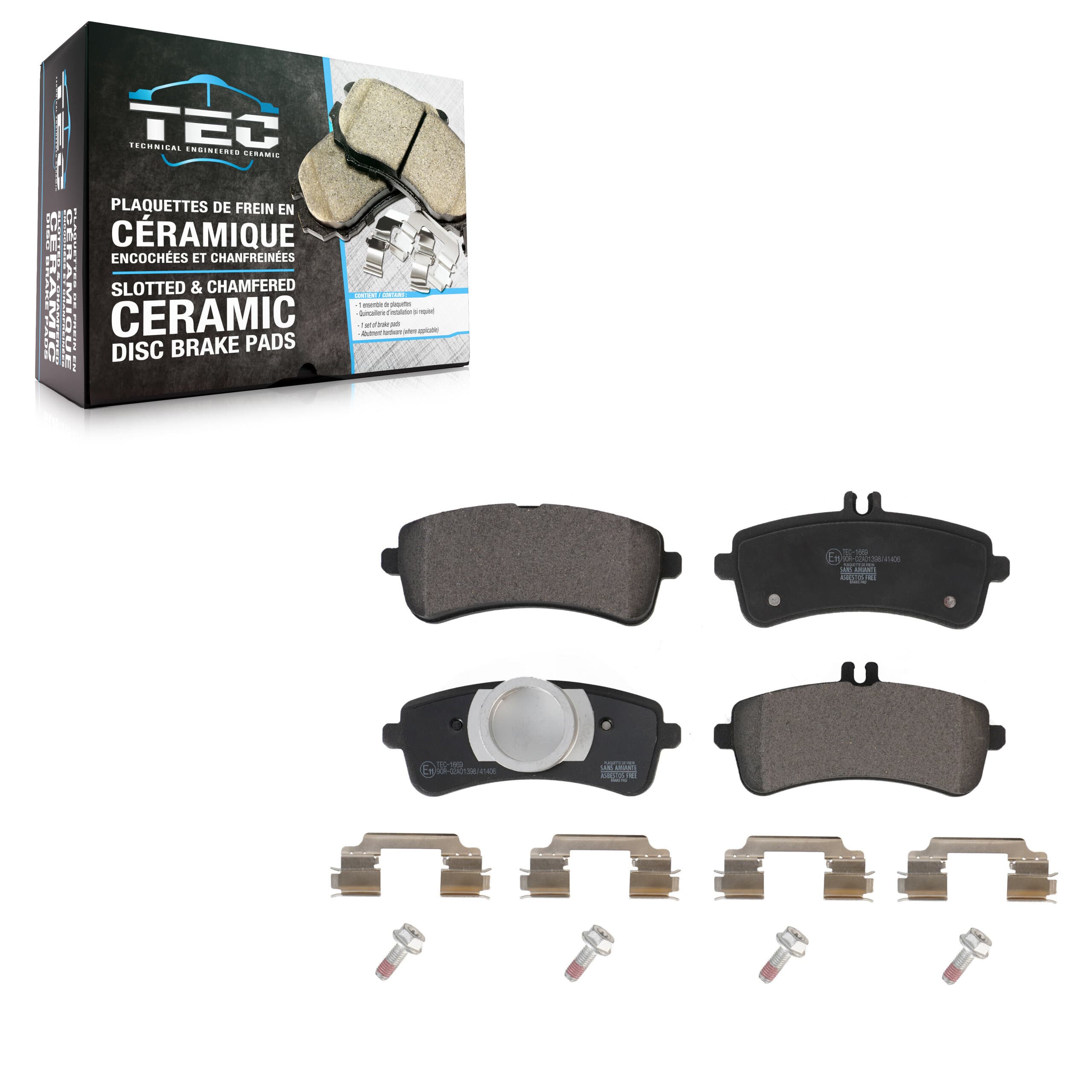TEC - TEC-1669 - Rear Disc Brake Pad image 1