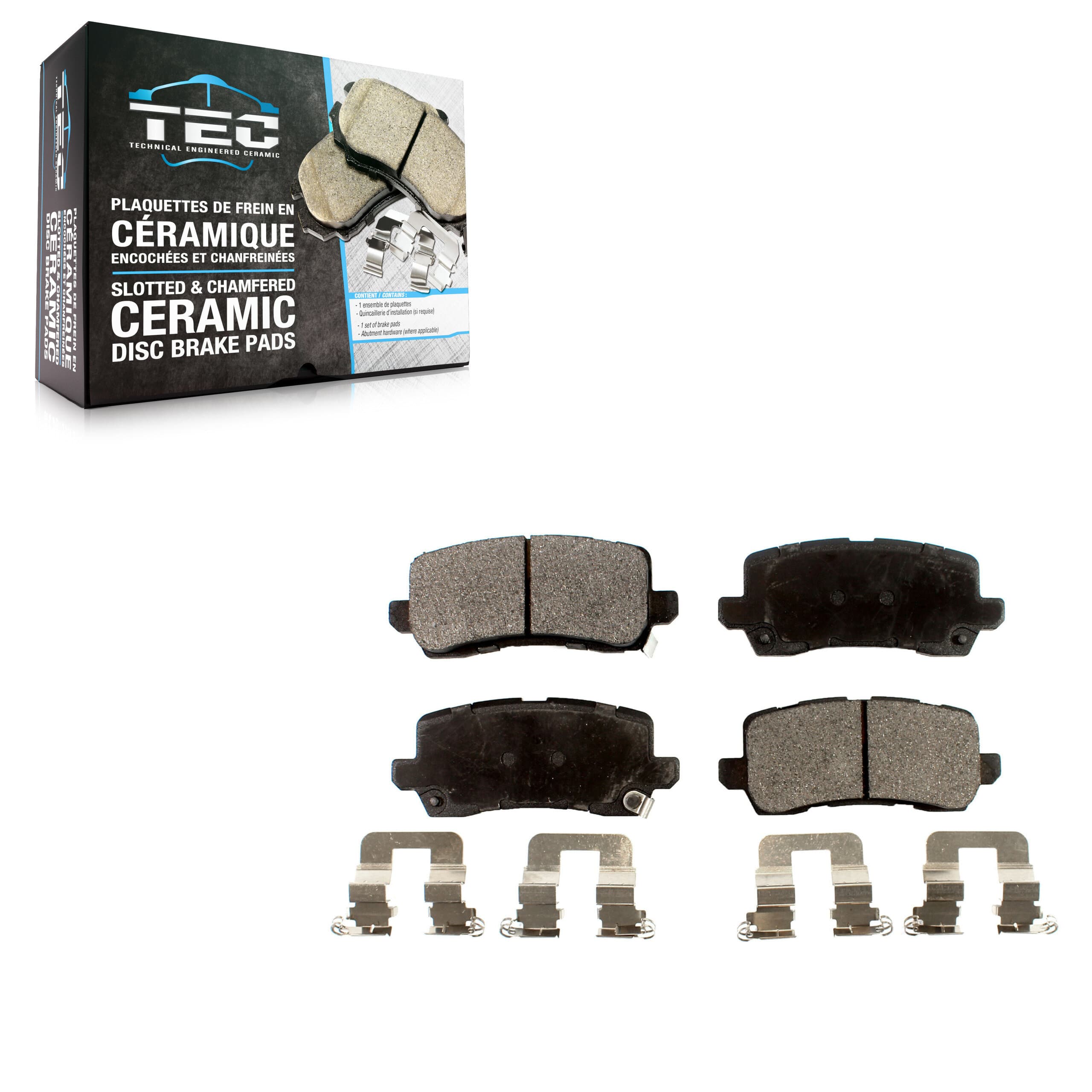 TEC - TEC-1698 - Rear Disc Brake Pad image 1