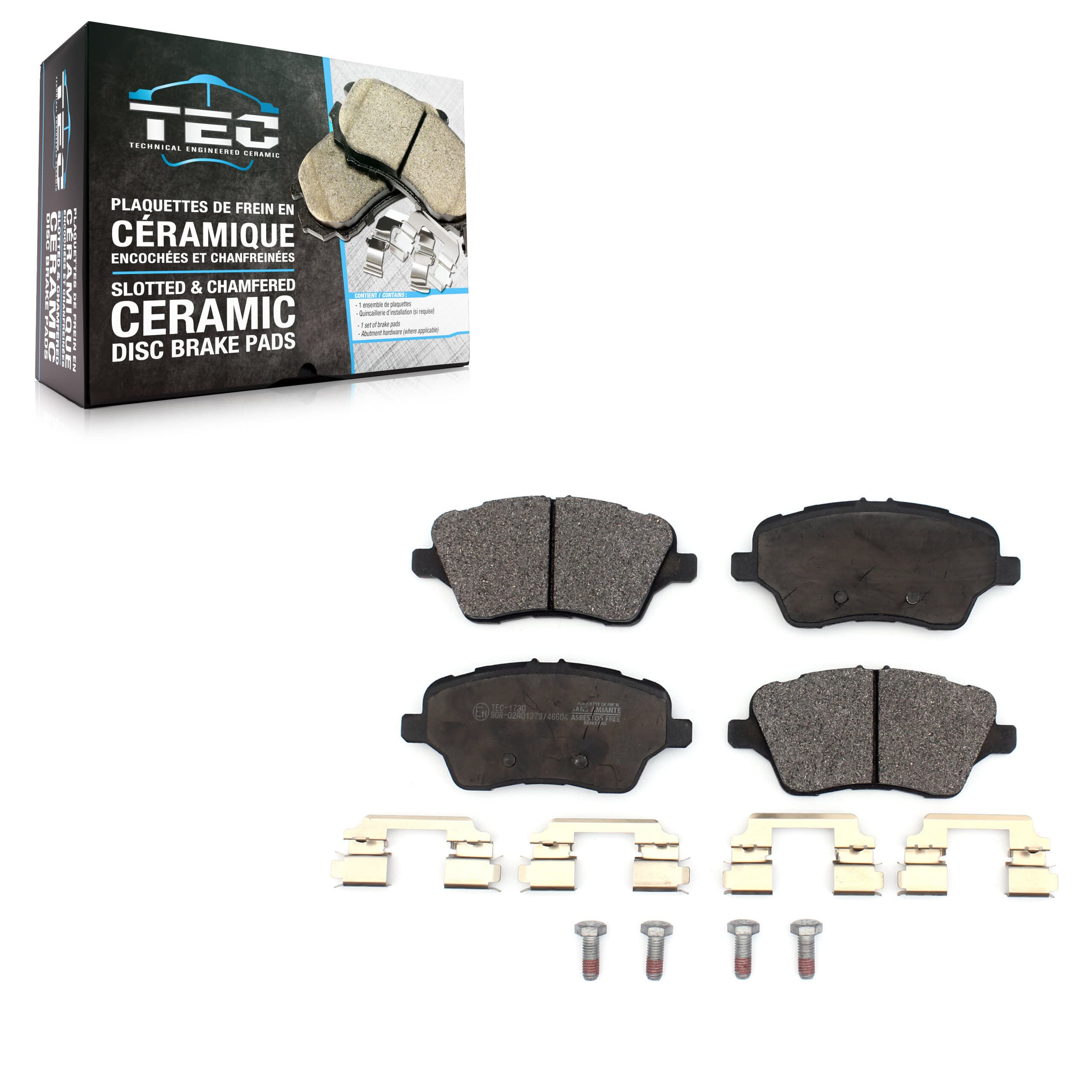 TEC - TEC-1730 - Front Disc Brake Pad image 1