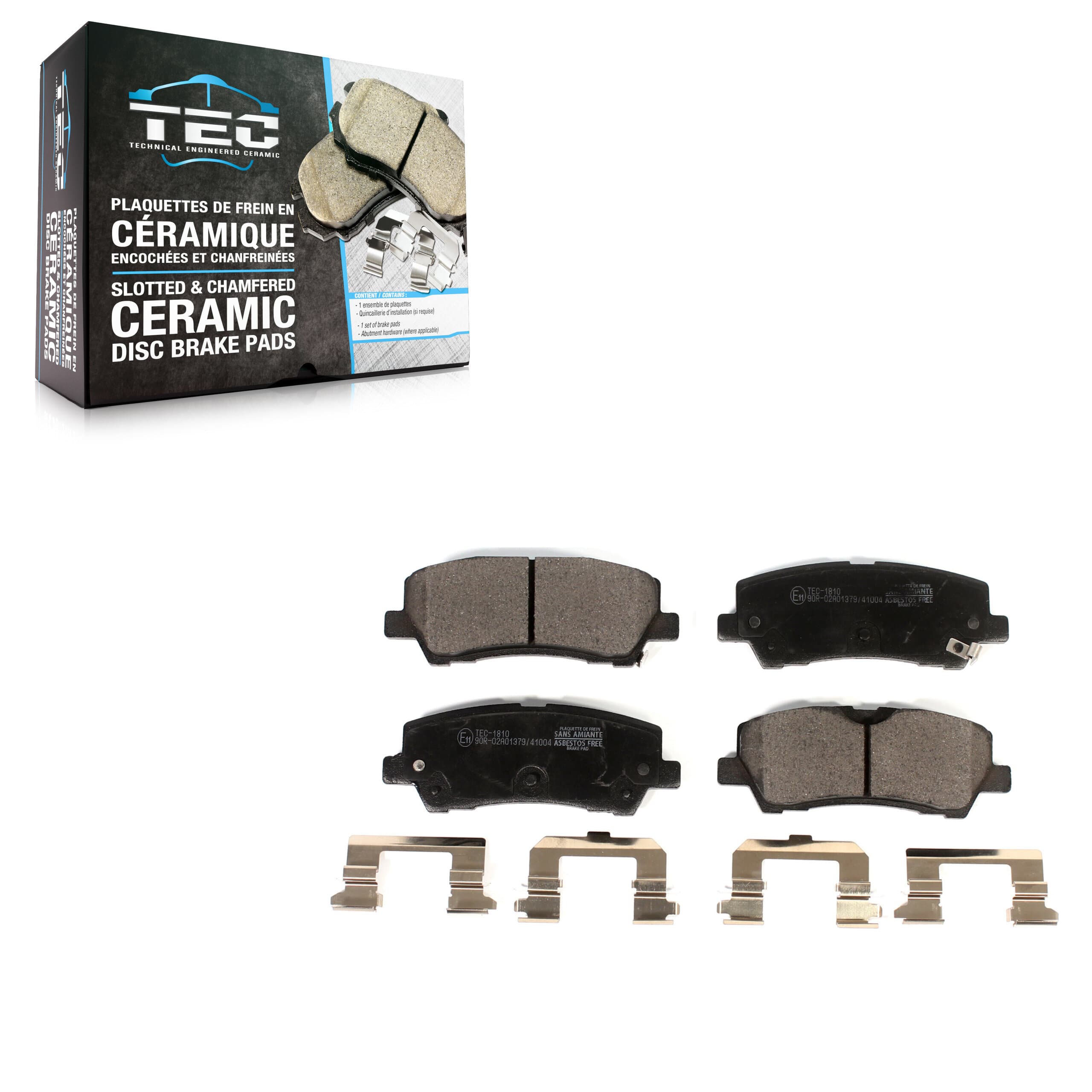 TEC - TEC-1810 - Rear Disc Brake Pad image 1