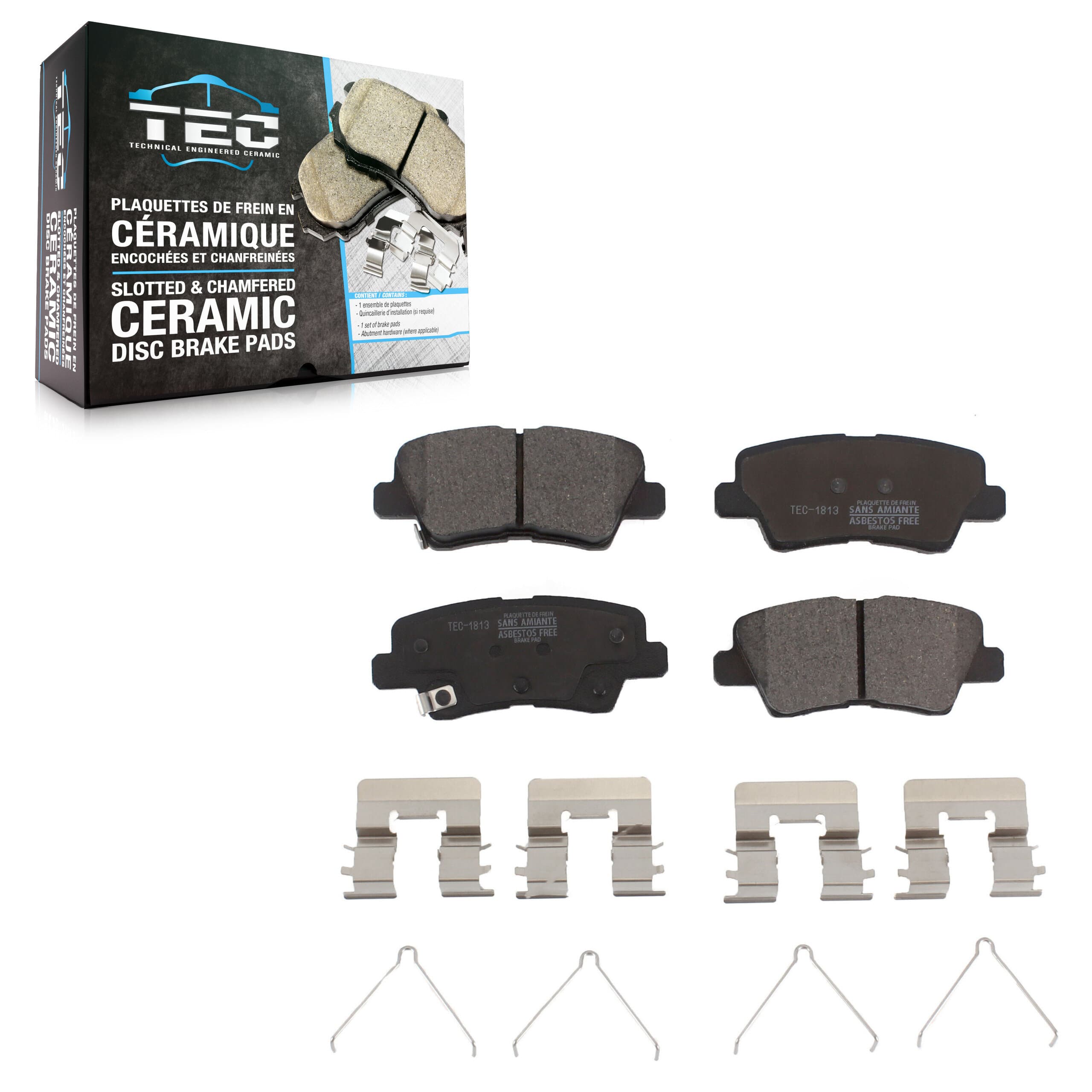 TEC - TEC-1813 - Rear Disc Brake Pad image 1