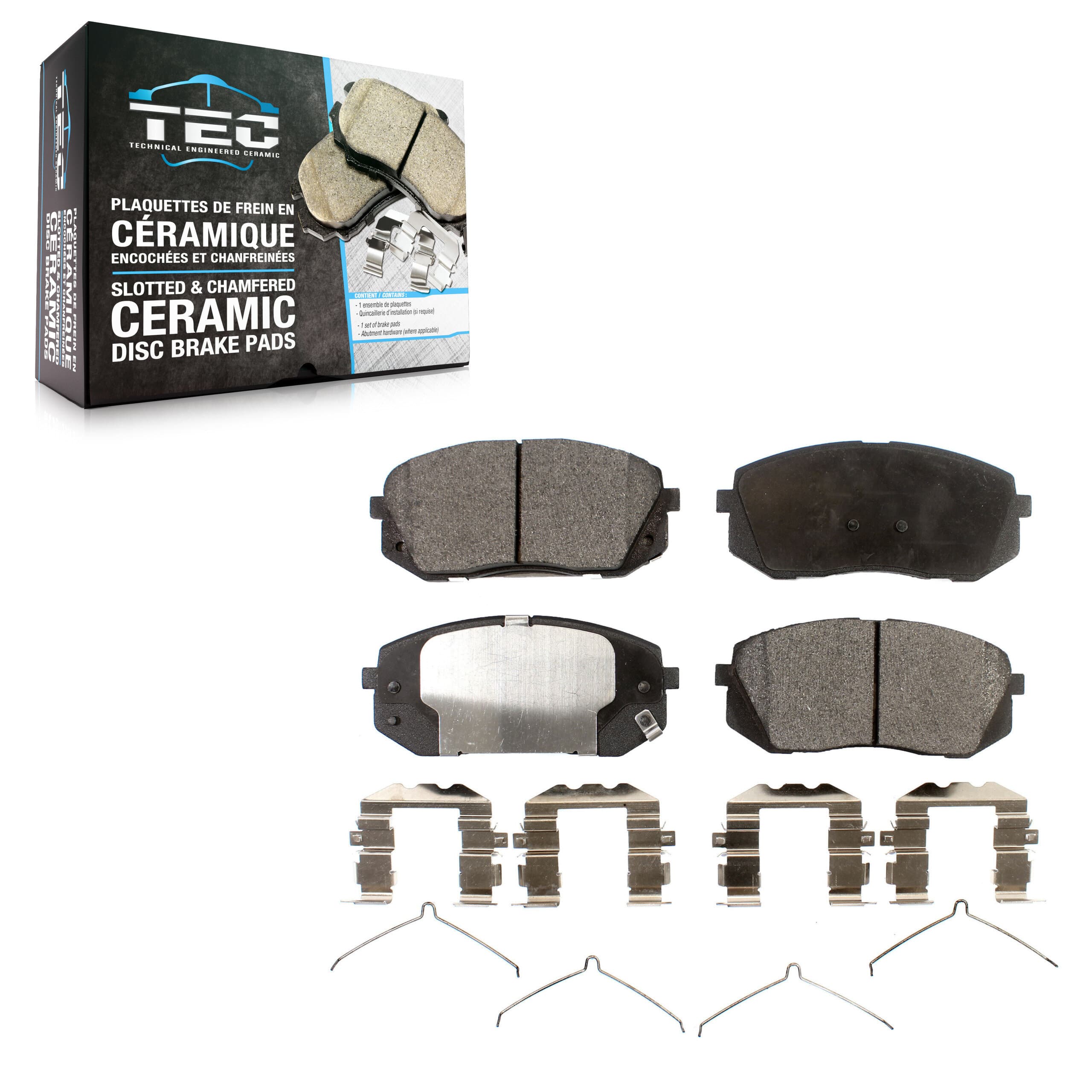 TEC - TEC-1826 - Front Disc Brake Pad image 1