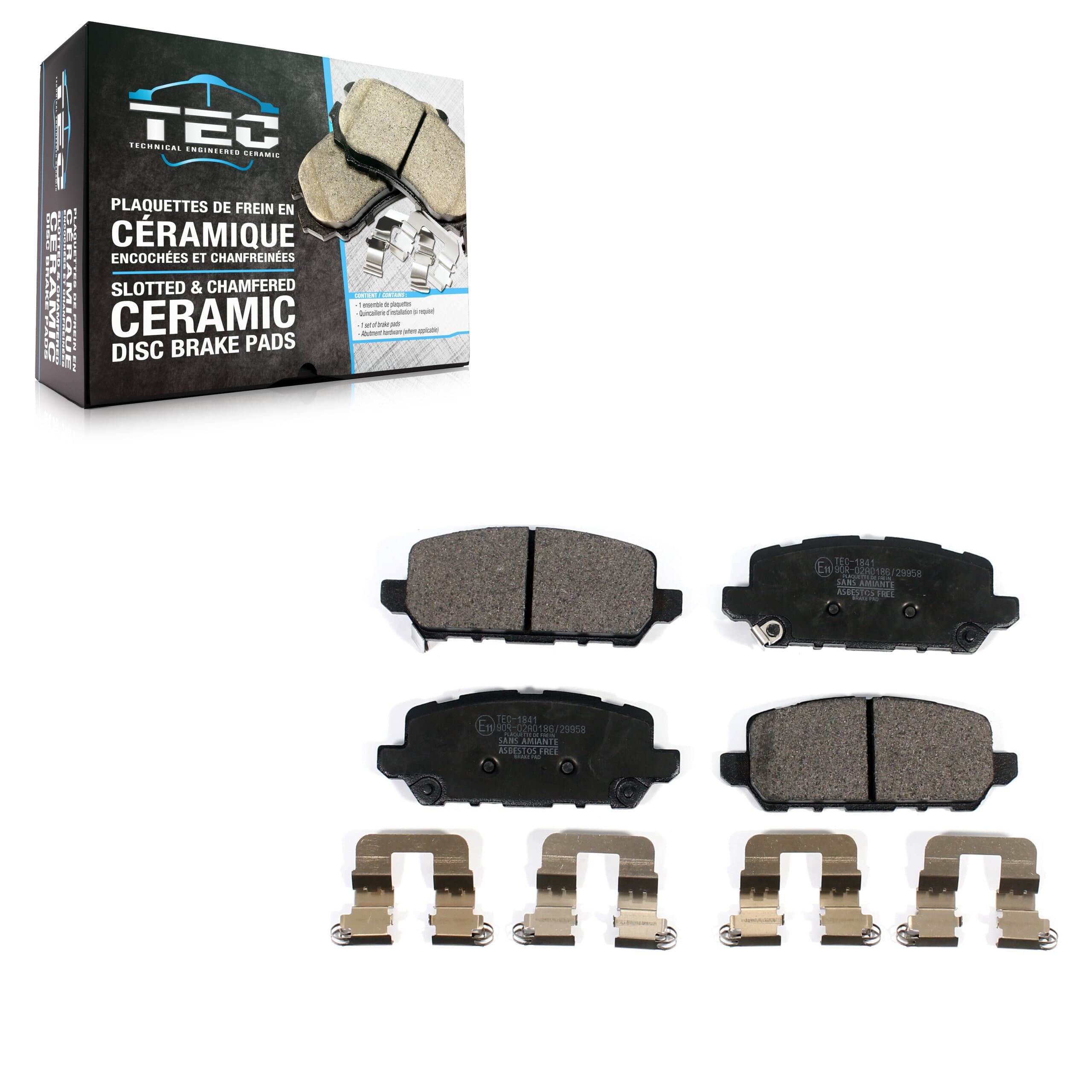 TEC - TEC-1841 - Rear Disc Brake Pad image 1