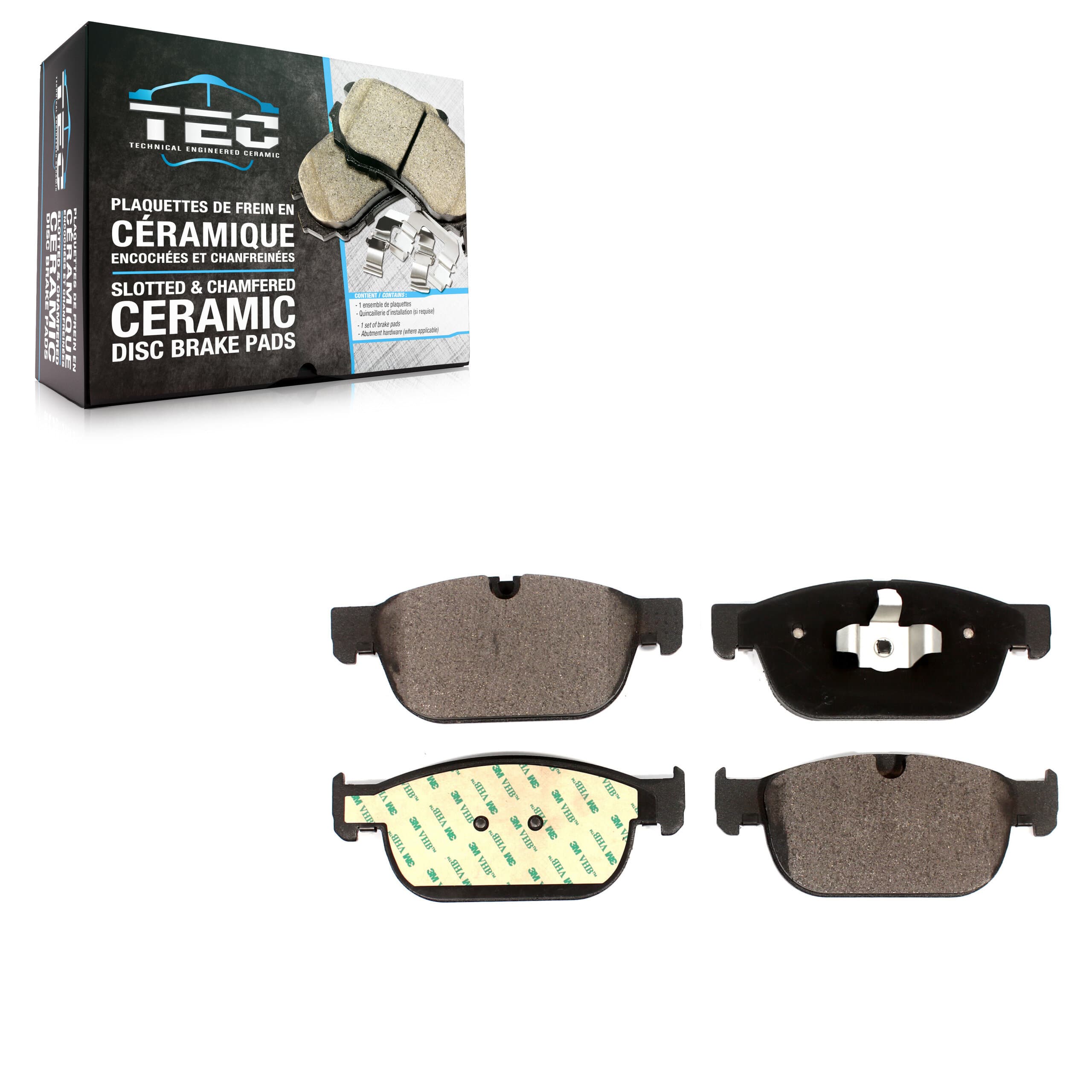 TEC - TEC-1865 - Front Disc Brake Pad image 1