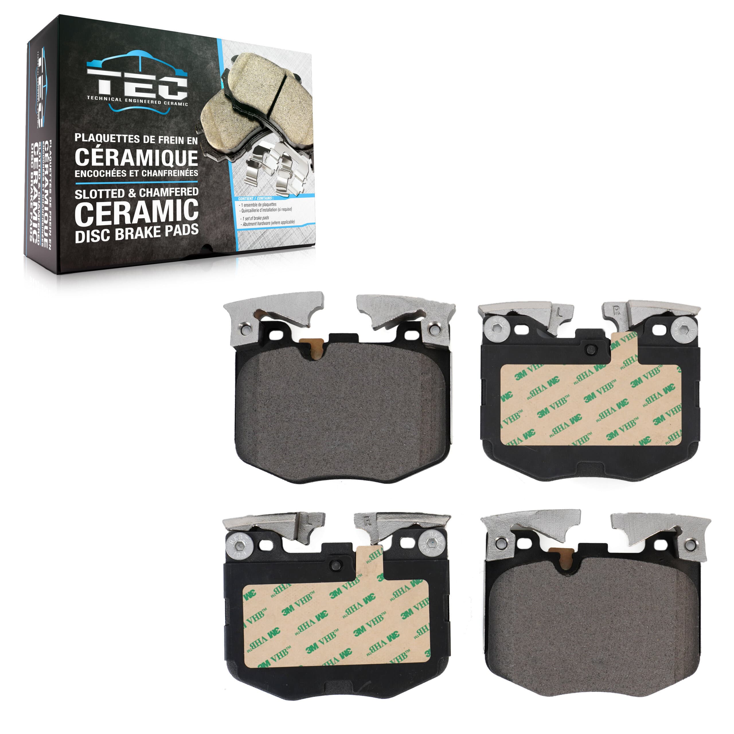 TEC - TEC-1867 - Front Disc Brake Pad image 1