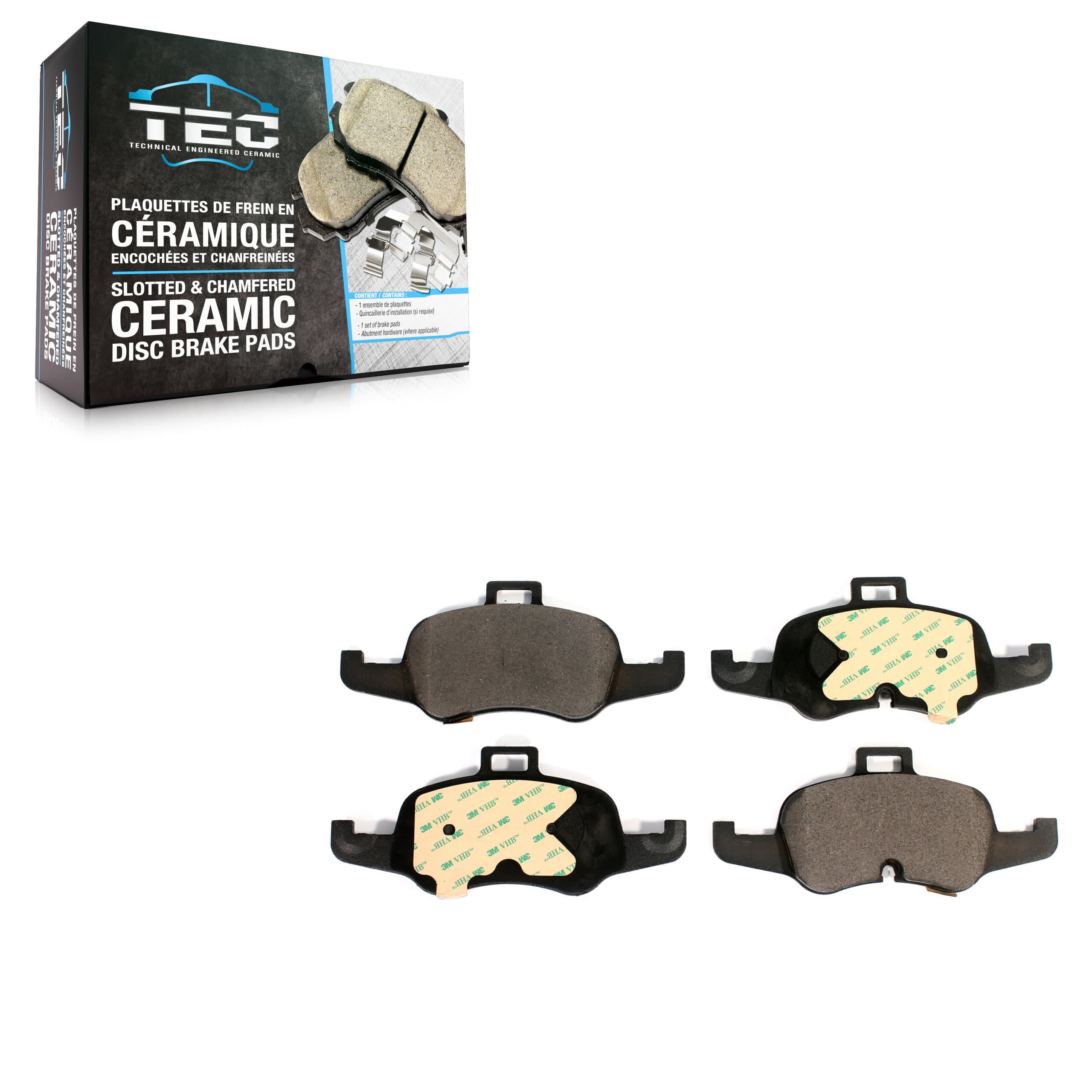 TEC - TEC-1876 - Front Disc Brake Pad image 1
